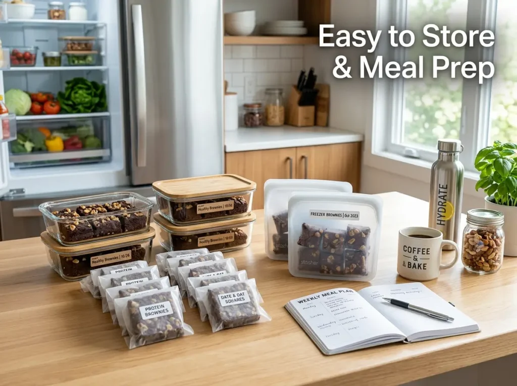 How to Store and Meal Prep (Brownies)