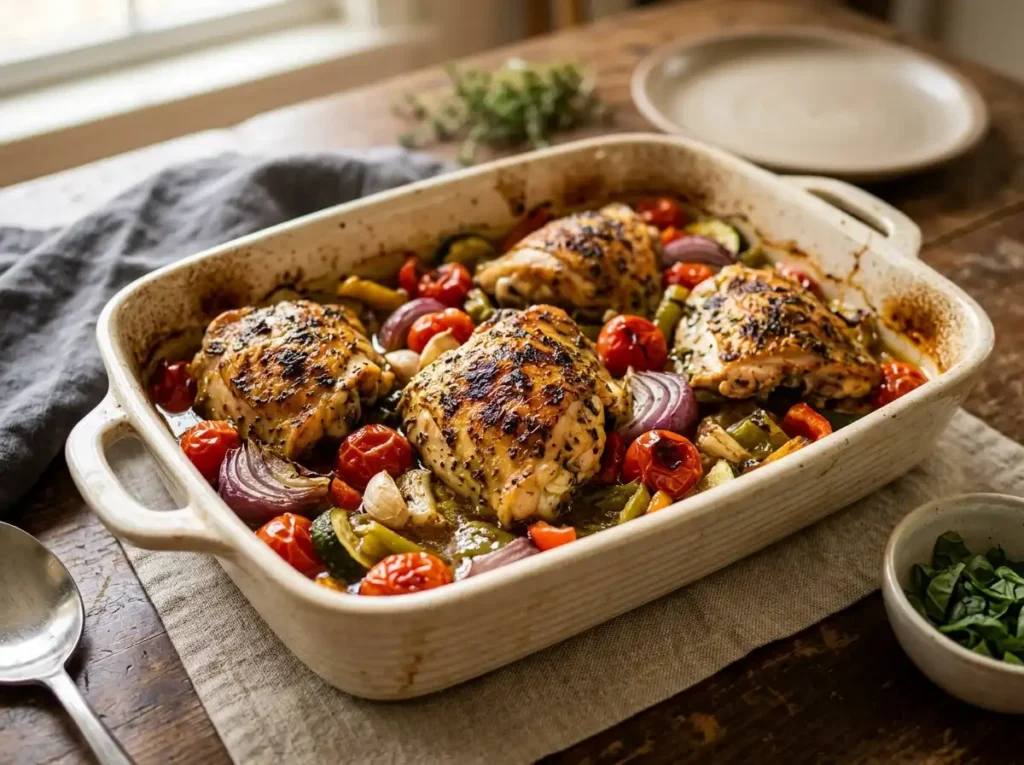 Italian Herb Chicken Bake