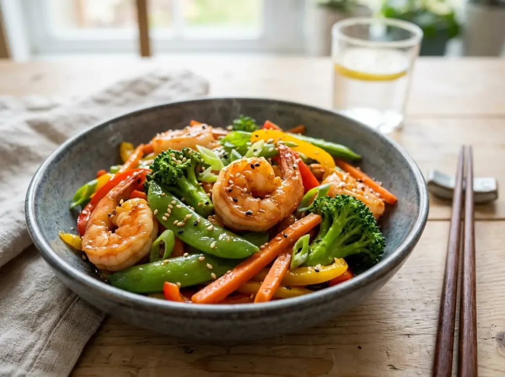Shrimp Stir-Fry with Veggies