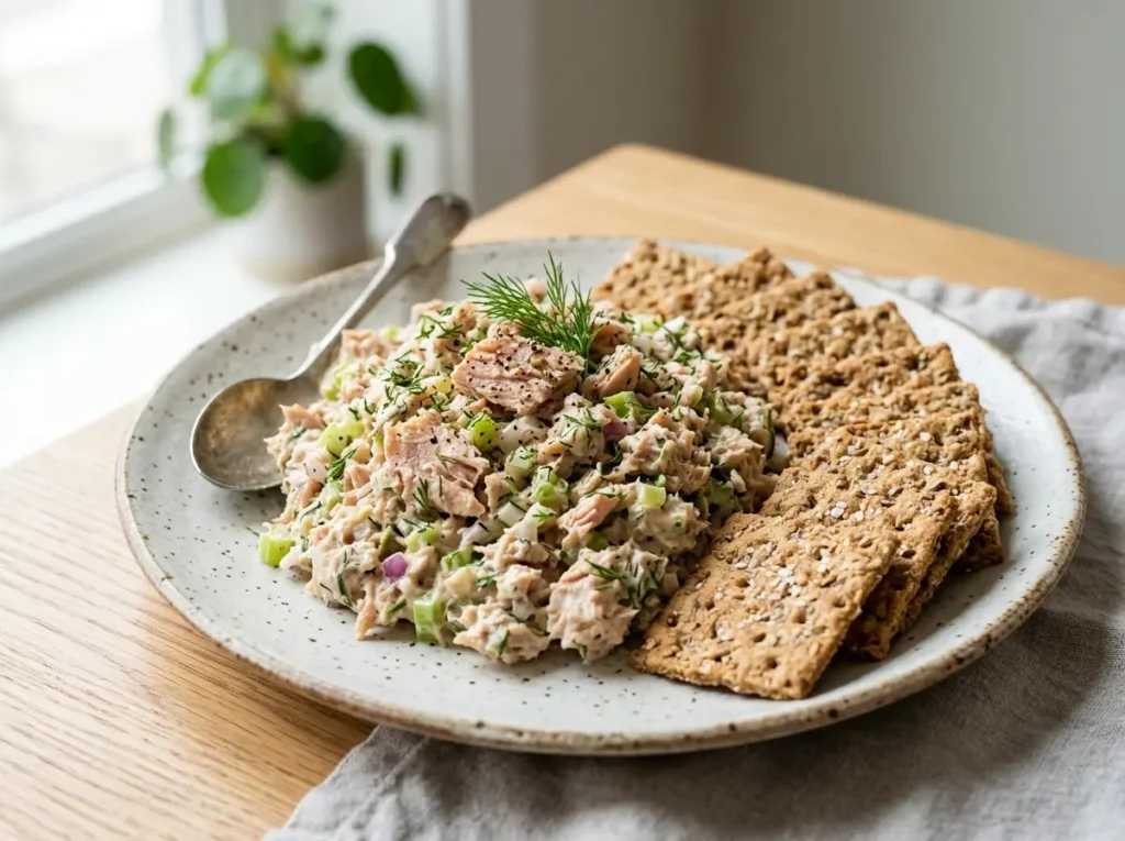 Tuna & Crackers Plate
