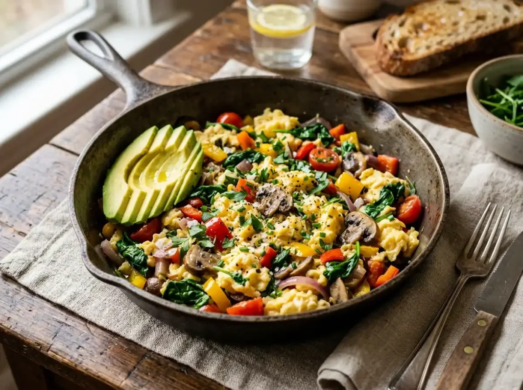 Veggie-Packed Egg Scramble Dinner