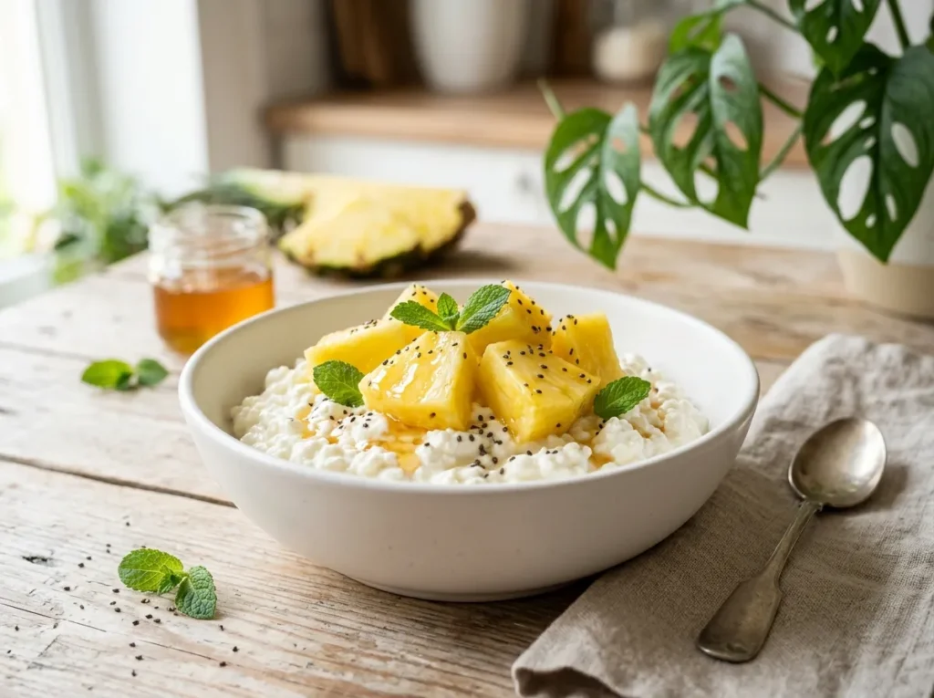 Cottage Cheese with Pineapple