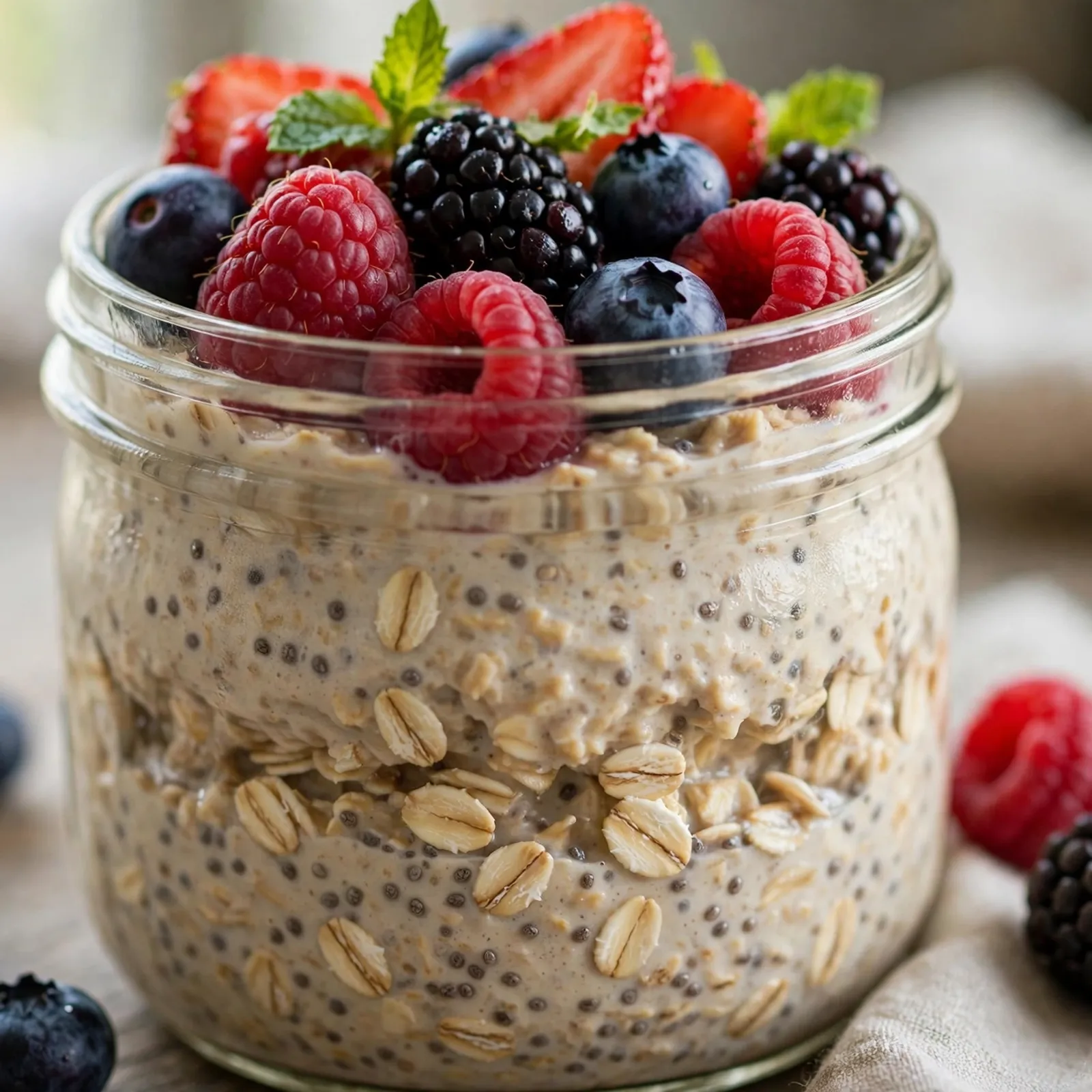 10 Healthy 21 Day Fix Overnight Oats Recipes (Easy Grab & Go Breakfast): 10 Healthy 21 Day Fix Overnight Oats Recipes