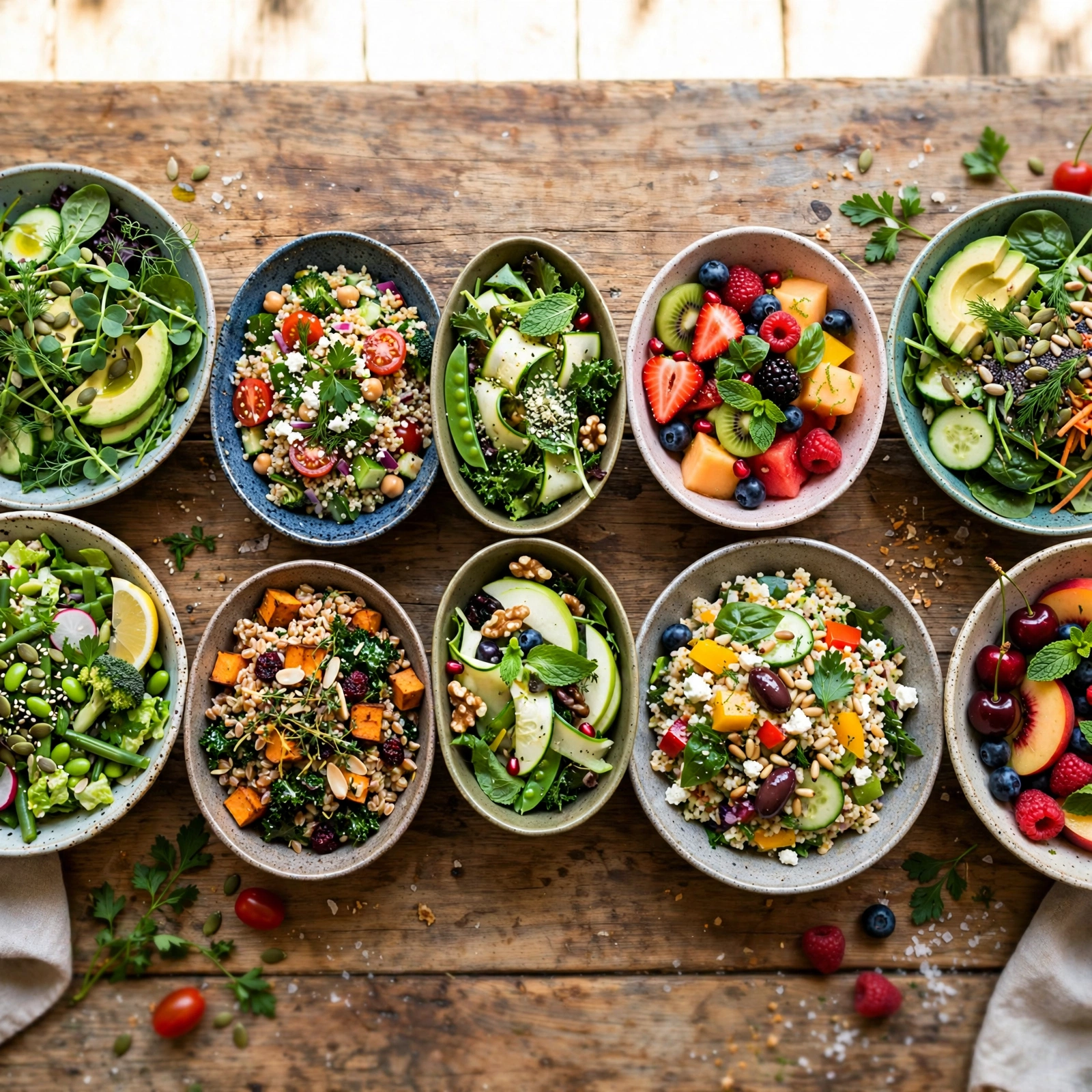 10 Refreshing Anti-Inflammatory Dinner Salads for Summer Heat: Quick Recipe Comparison Table: 10 Anti-Inflammatory Dinner Salads for Summer