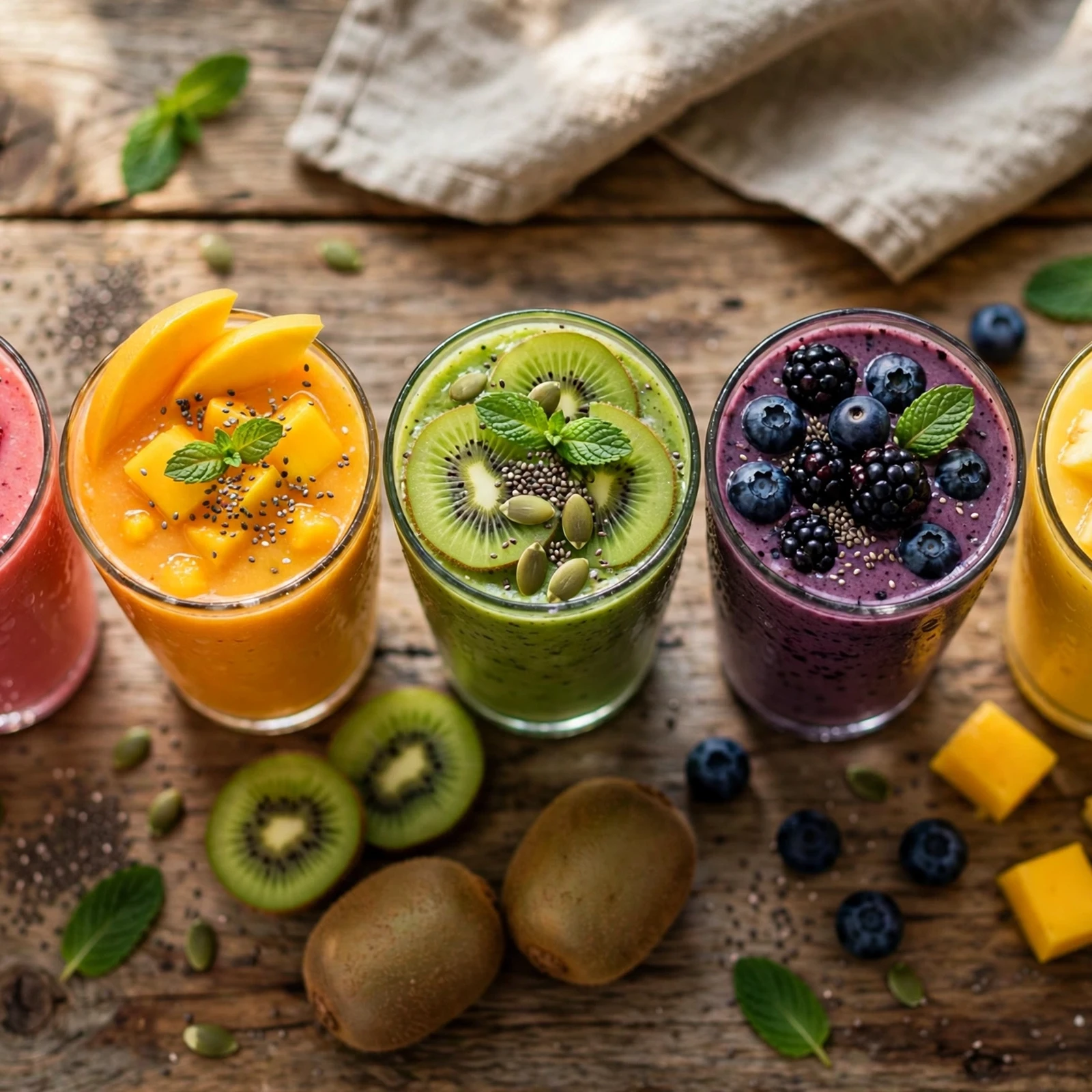 15 Best 21 Day Fix Summer Smoothies (Refreshing & Approved): Quick Smoothie Comparison Table: 15 Best 21 Day Fix Summer Smoothies