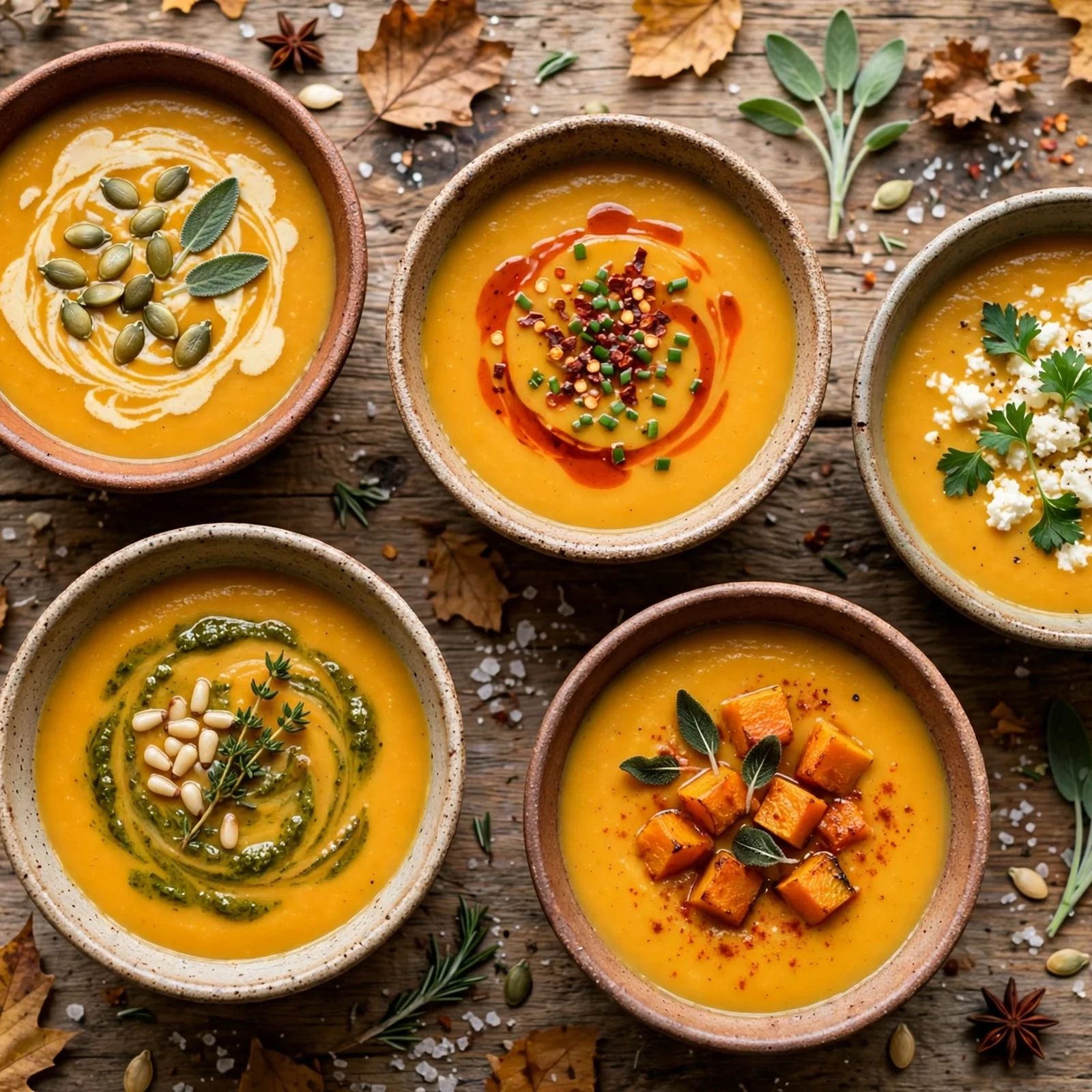10 Anti-Inflammatory Butternut Squash Soup Recipes for Fall: Quick Recipe Comparison Table: 10 Anti-Inflammatory Butternut Squash Soup Recipes