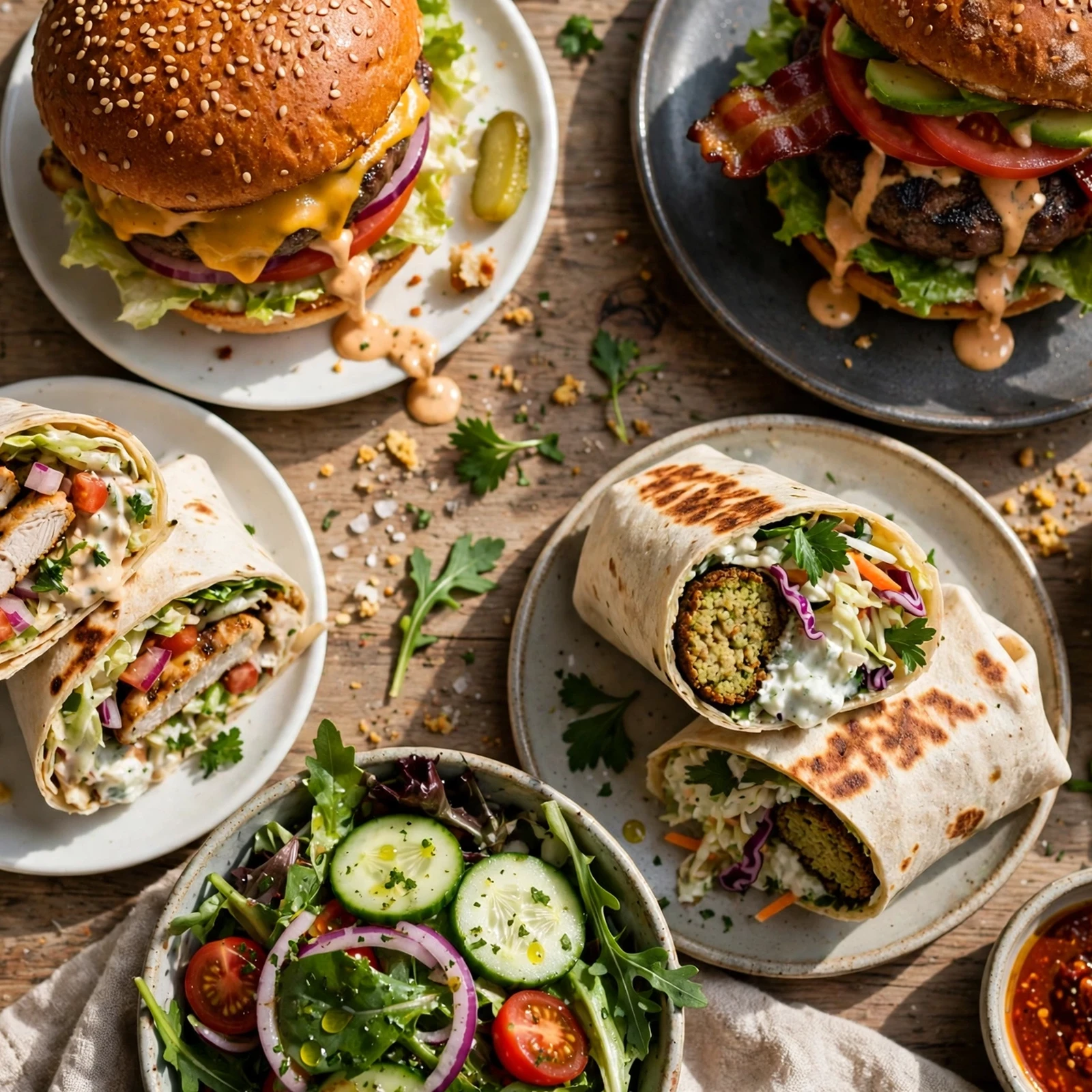 10 Anti-Inflammatory Summer Burgers and Wraps Packed With Fresh Flavor: Quick Recipe Comparison Table: 10 Anti-Inflammatory Summer Burgers and Wraps