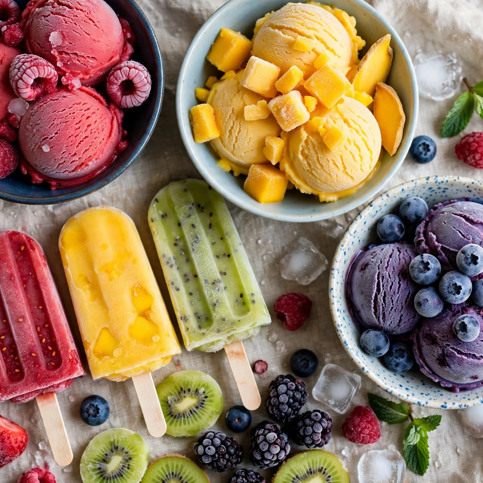 10 Anti-Inflammatory Ice Pops, Sorbets & Frozen Treats for Summer: Quick Comparison Table