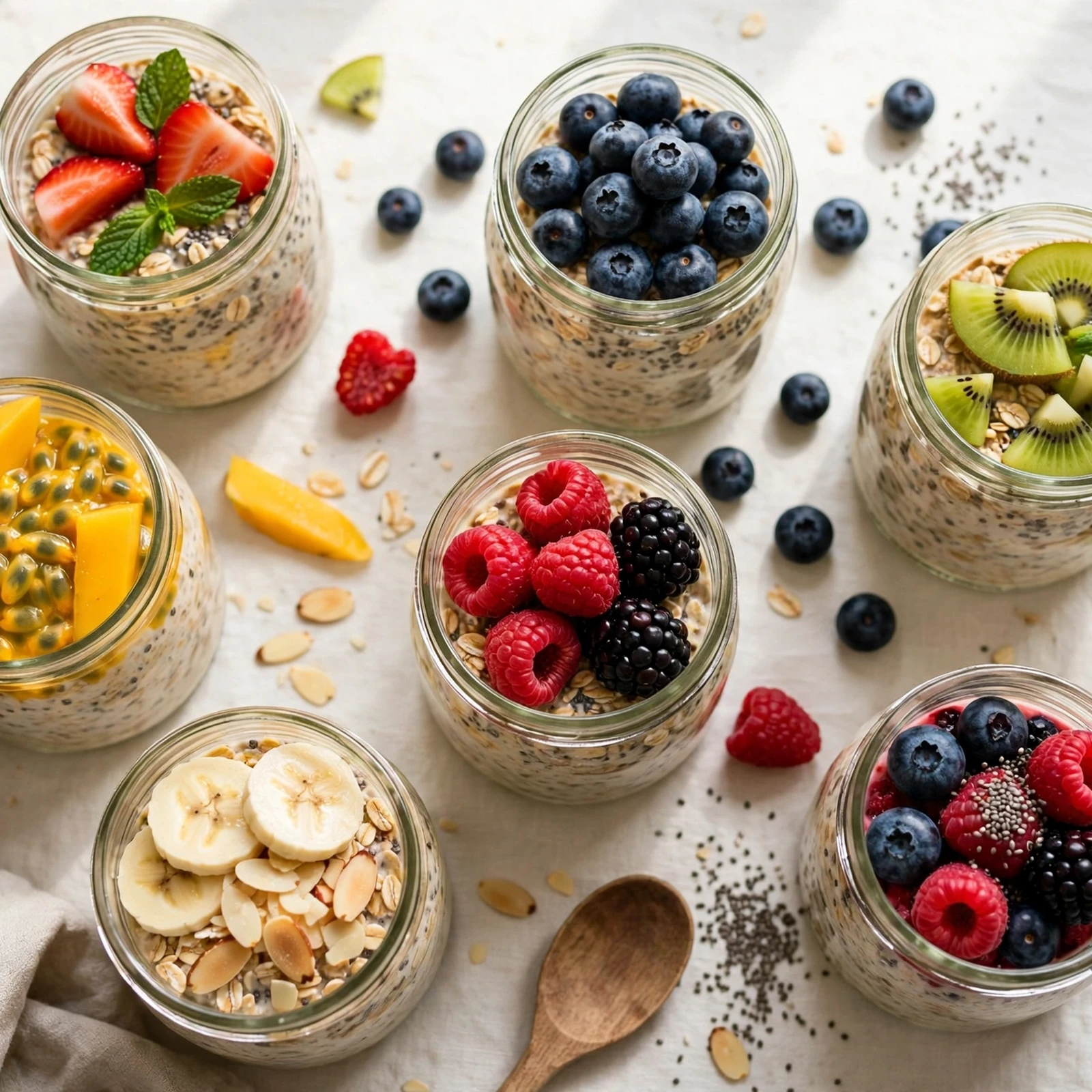 10 Anti-Inflammatory Overnight Oats for Hot Summer Mornings: Quick Recipe Comparison Table: 10 Anti-Inflammatory Overnight Oats for Hot Summer Mornings