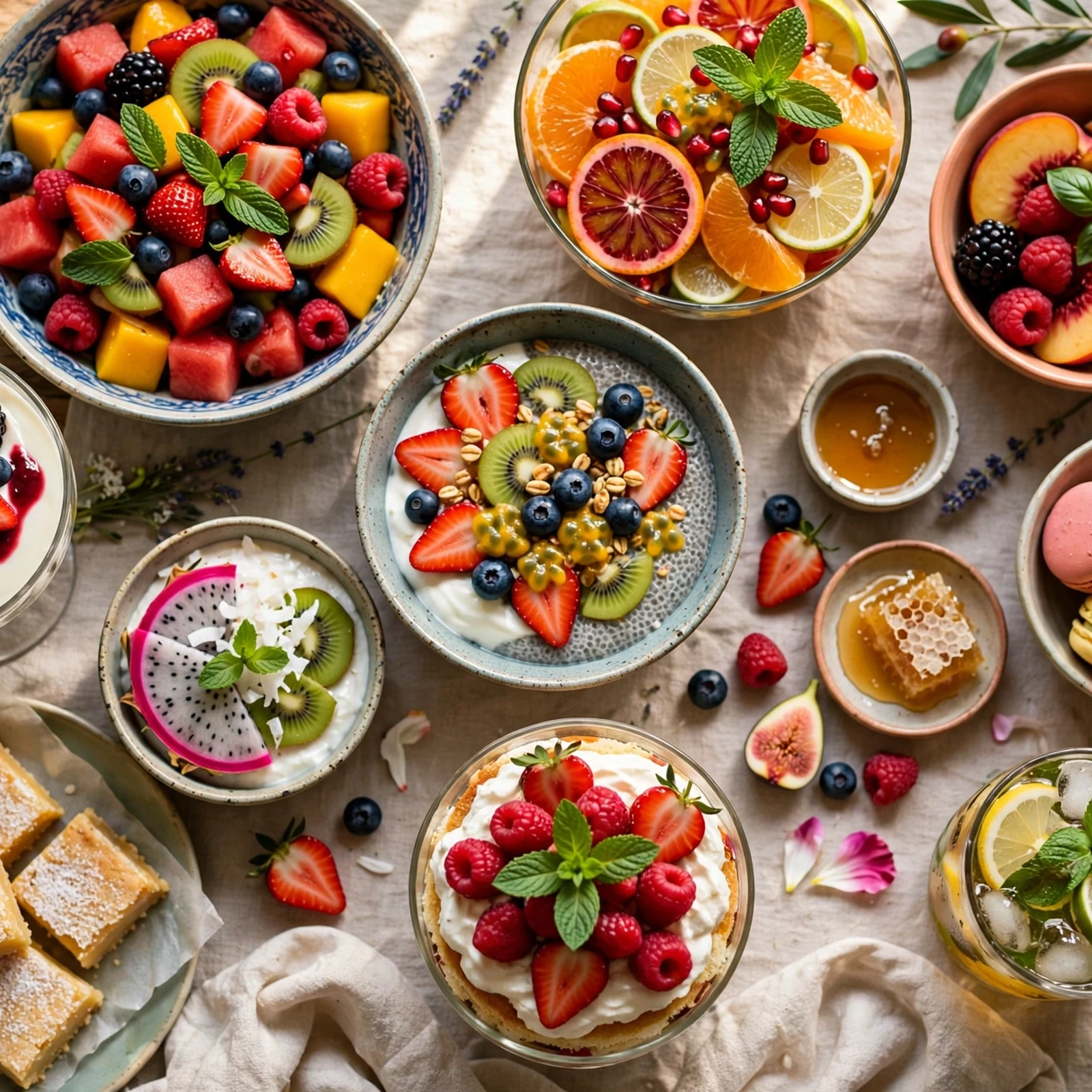 15 Anti-Inflammatory Fruit Salads and Desserts for Summer Parties: Quick Recipe Comparison Table: 15 Anti-Inflammatory Fruit Salads and Desserts