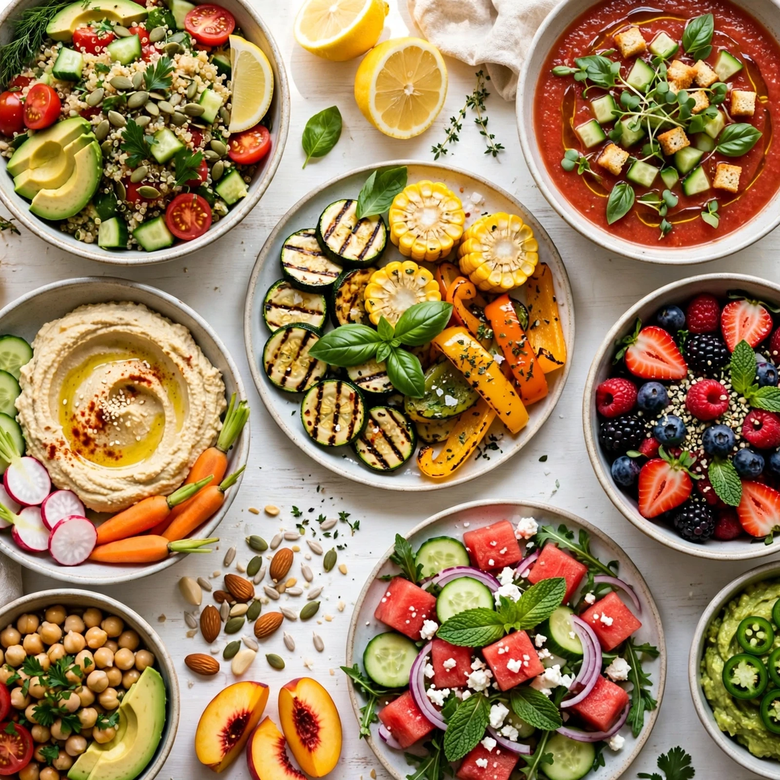 12 Vegan Anti-Inflammatory Summer Meals That Keep It Cool: Quick Recipe Comparison Table: 12 Vegan Anti-Inflammatory Summer Meals