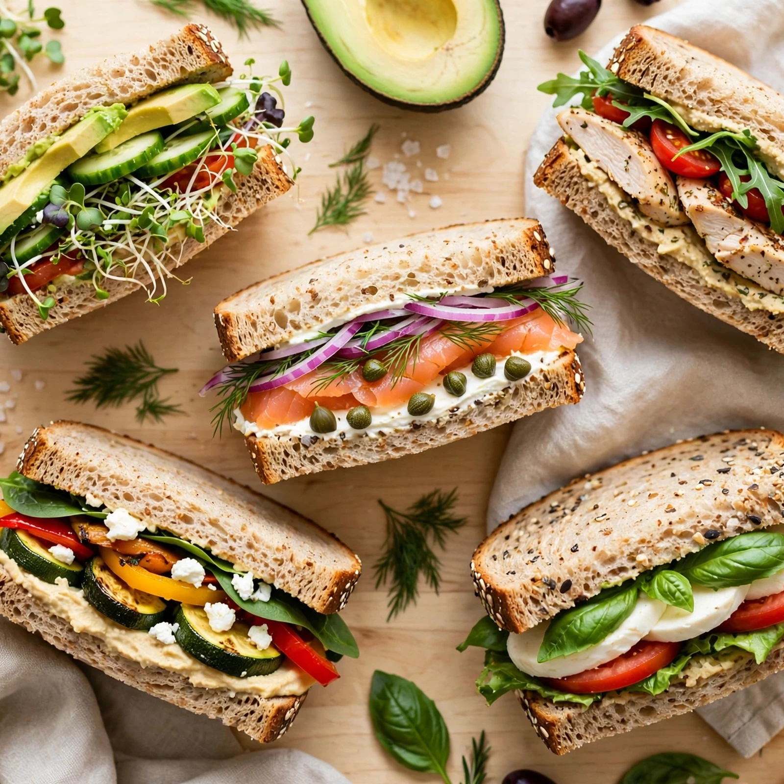 15 Satisfying 21 Day Fix Sandwich Ideas That Keep You on Track: Quick Recipe Comparison Table: 15 Satisfying 21 Day Fix Sandwich Ideas