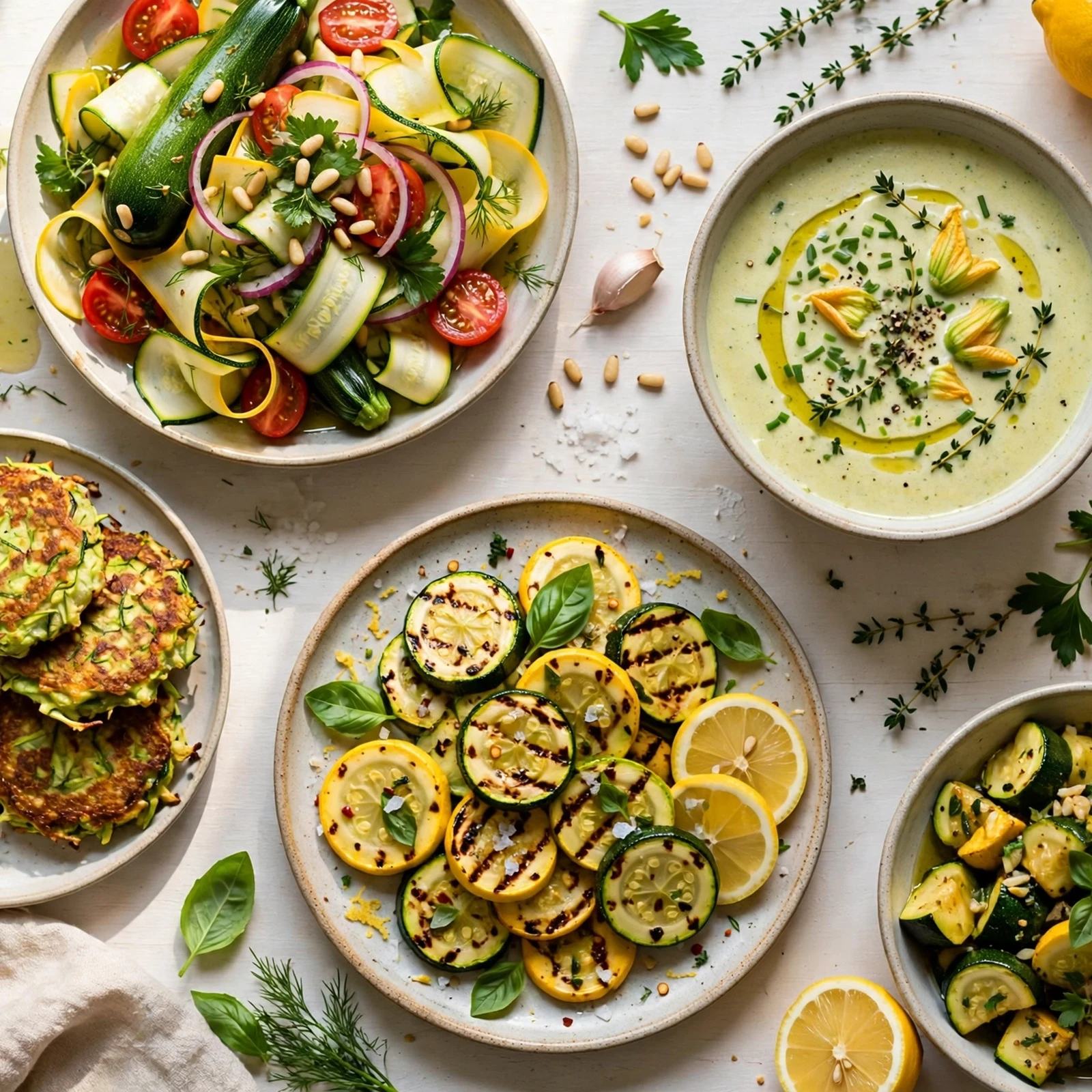 12 Anti-Inflammatory Zucchini And Summer Squash Recipes: Quick Recipe Comparison Table: 12 Anti-Inflammatory Zucchini And Summer Squash Recipes