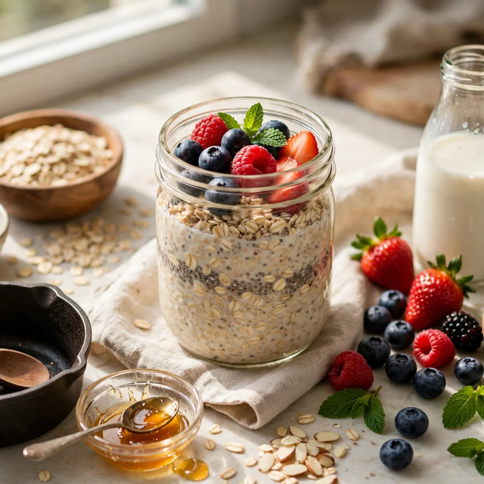 10 Healthy 21 Day Fix Overnight Oats Recipes (Easy Grab & Go Breakfast): Common Overnight Oats Mistakes to Avoid