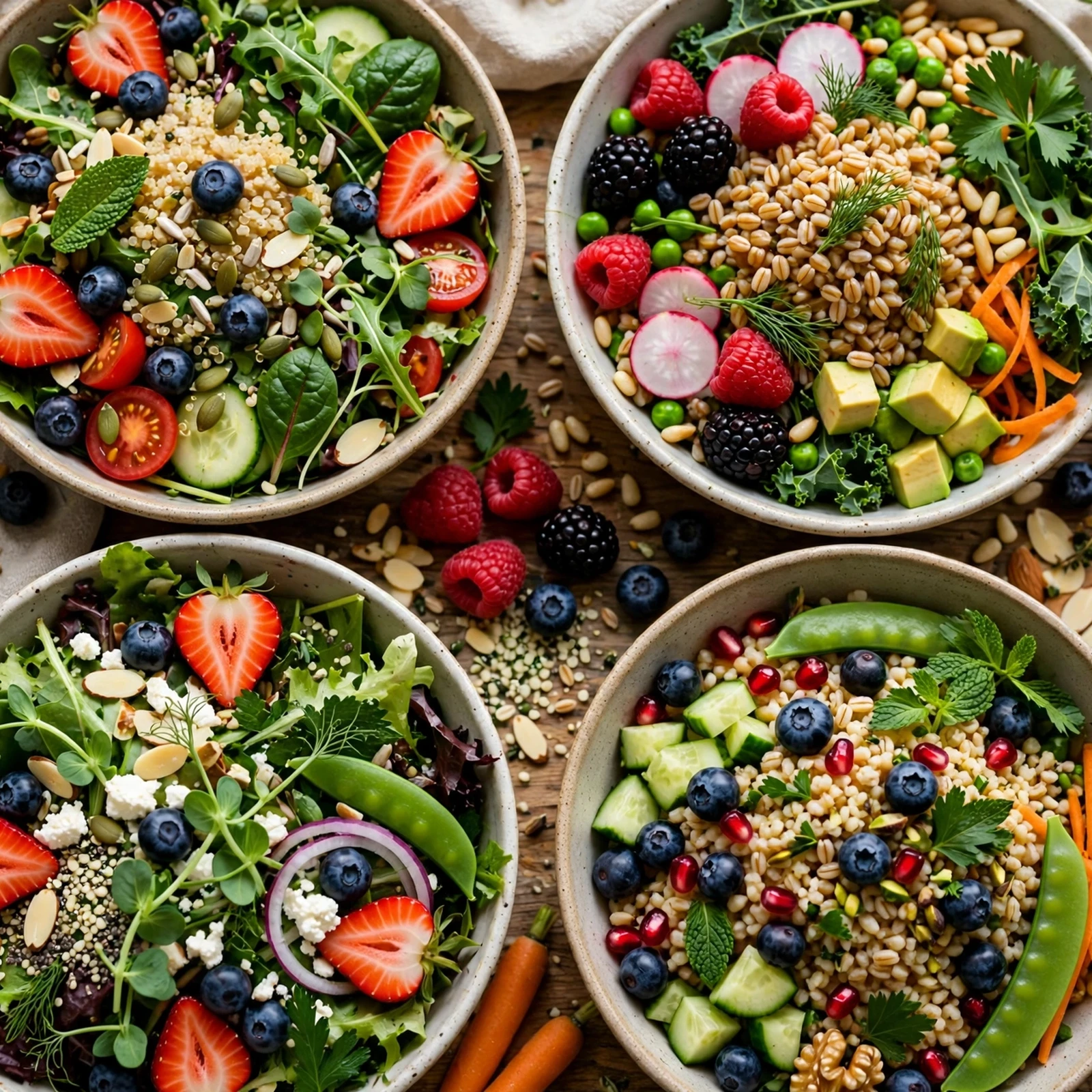 15 Anti-Inflammatory Summer Salads Recipes with Fresh Seasonal Produce: The 15 Anti-Inflammatory Summer Salads Recipes