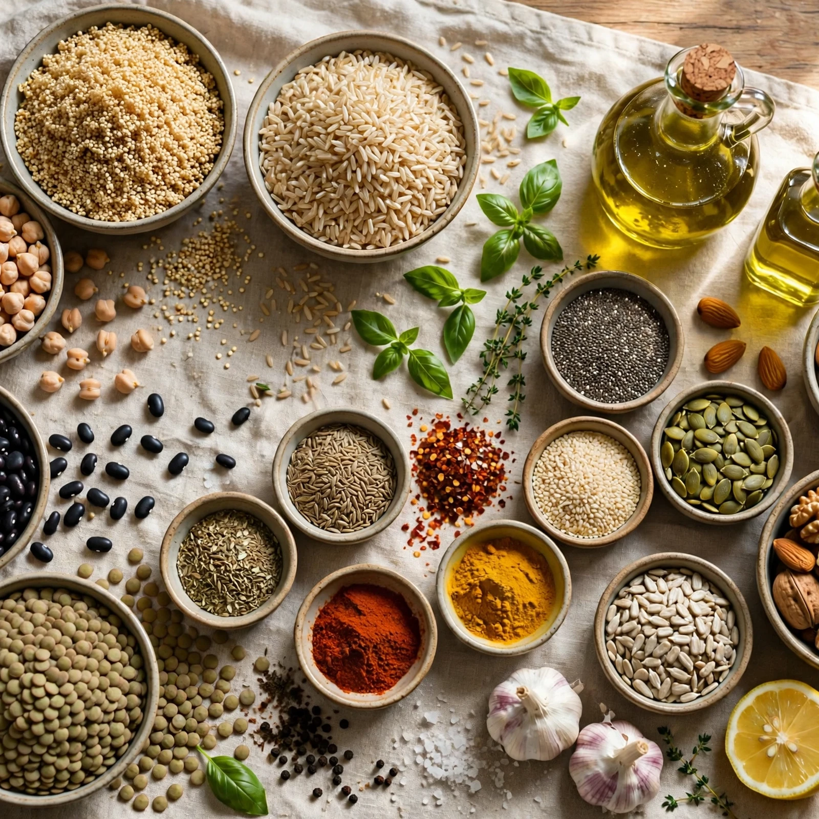 12 Vegan Anti-Inflammatory Summer Meals That Keep It Cool: Pantry Staples for Vegan Anti-Inflammatory Summer Cooking