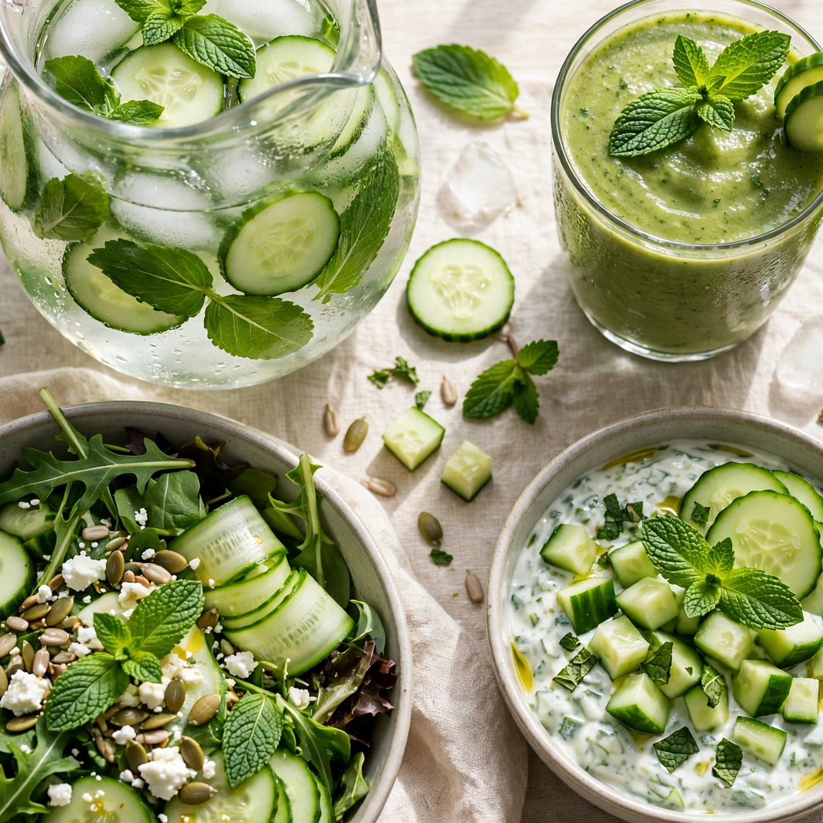 10 Anti-Inflammatory Cucumber And Mint Recipes for Summer: Quick Summary
