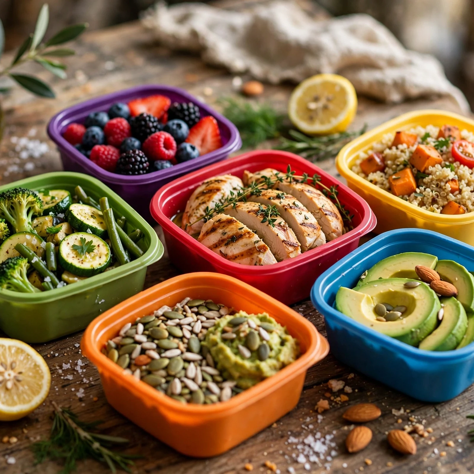 Free 21 Day Fix Meal Plan Template (Printable & Easy to Use): 5. Sample Filled-Out Meal Plan (Example)