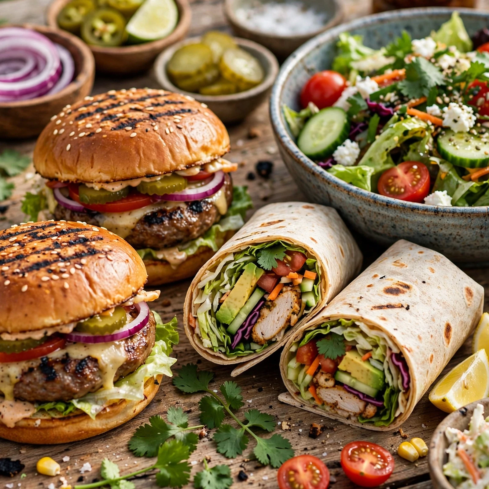 10 Anti-Inflammatory Summer Burgers and Wraps Packed With Fresh Flavor: 10 Anti-Inflammatory Summer Burgers and Wraps