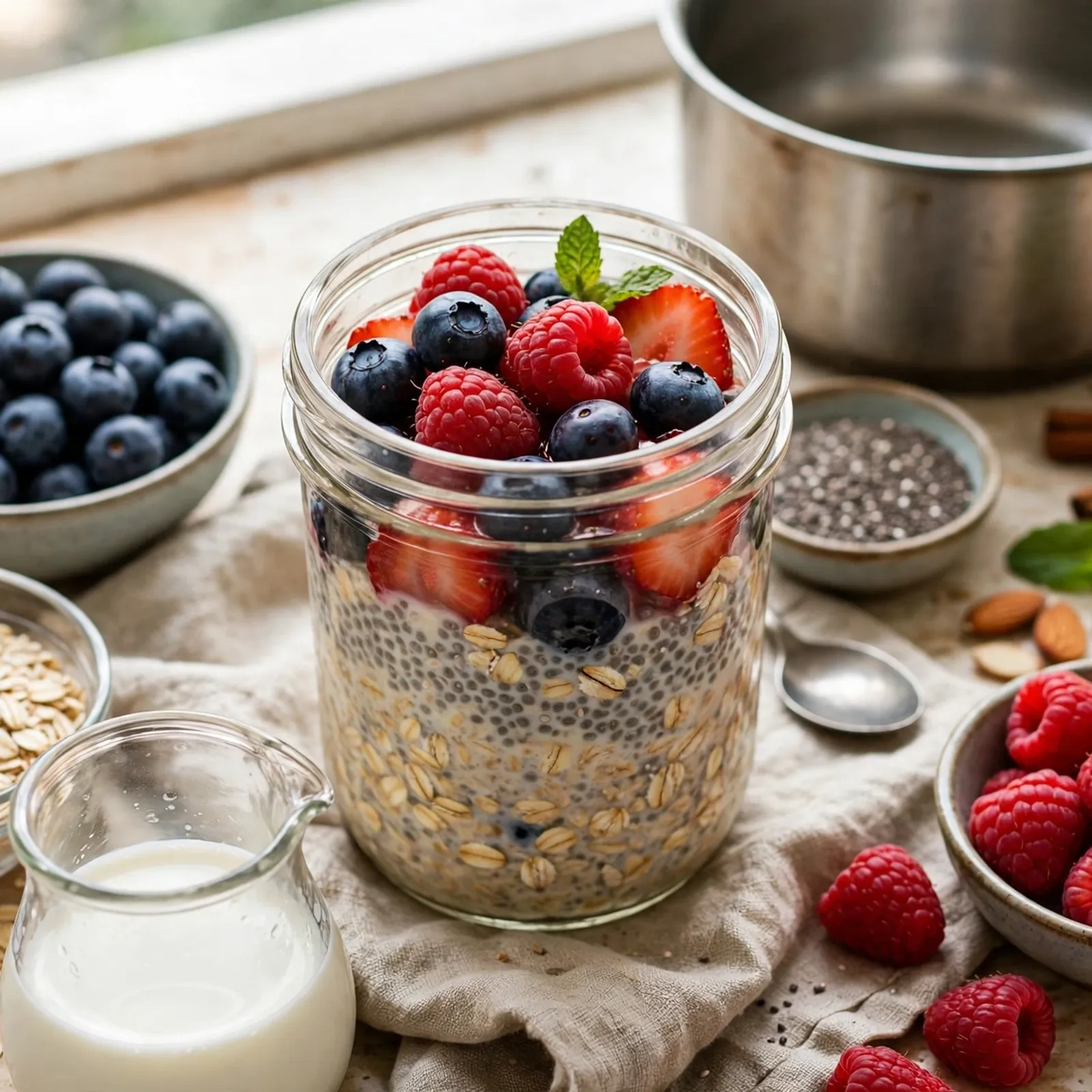 10 Healthy 21 Day Fix Overnight Oats Recipes (Easy Grab & Go Breakfast): Tips to Stay Consistent with Healthy Breakfast Prep