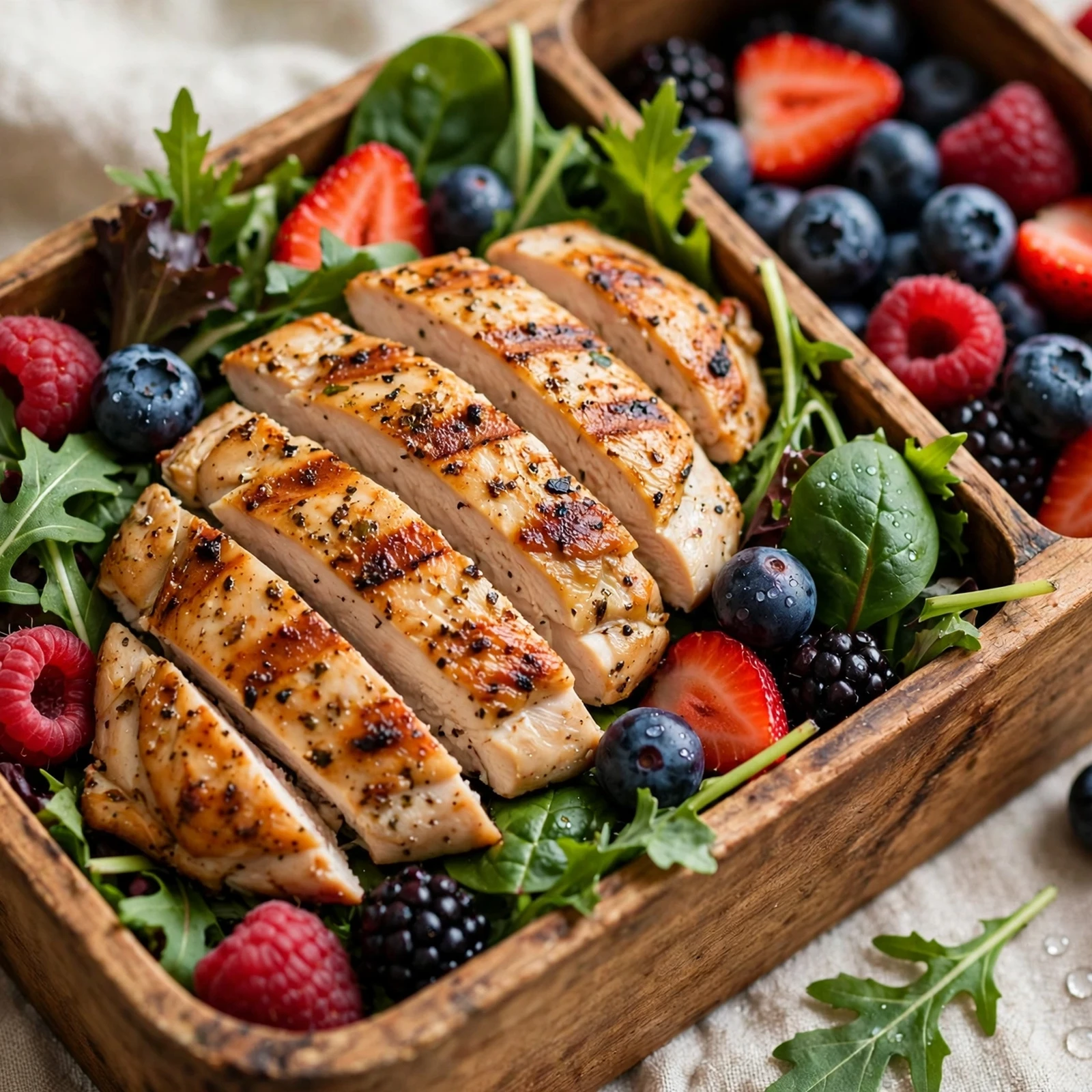 10 Summer Anti-Inflammatory Back-to-School Lunch Ideas: 1. Berry Chicken Salad Lunch Box