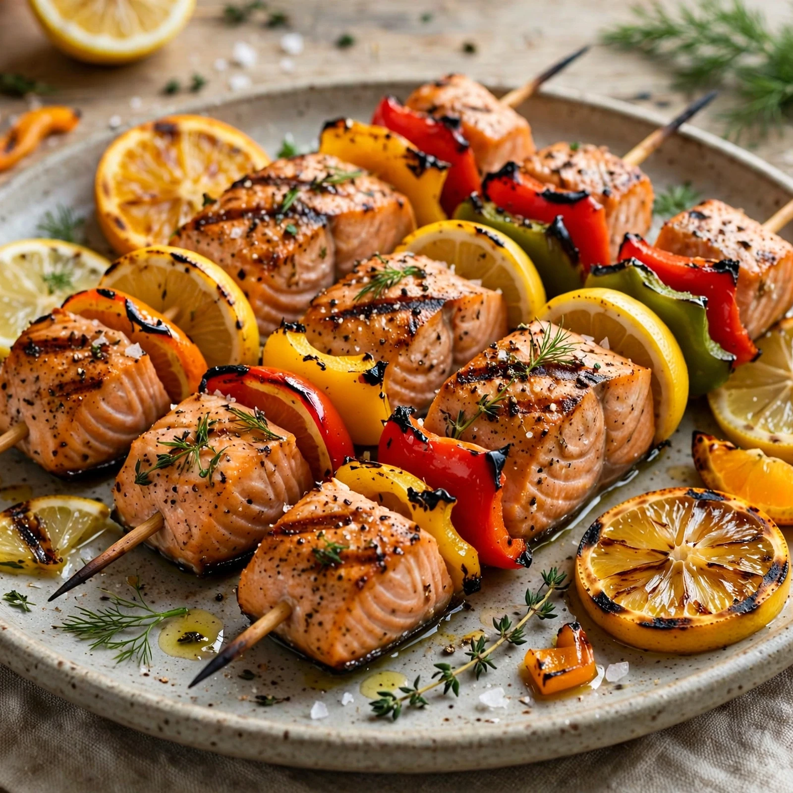 15 Summer Anti-Inflammatory BBQ Recipes for Cookouts: 2. Citrus Salmon Skewers