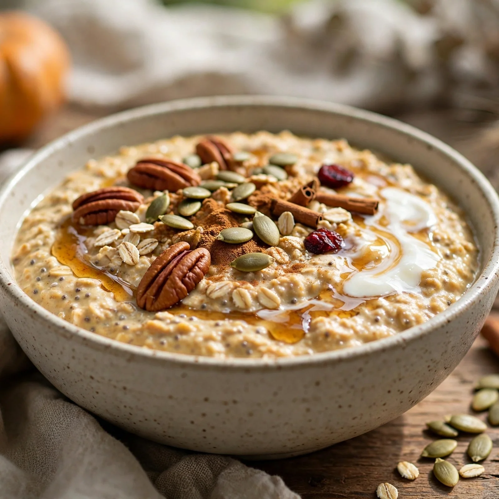 15 Anti-Inflammatory Pumpkin Recipes for the Fall Season: 1. Creamy Pumpkin Overnight Oats