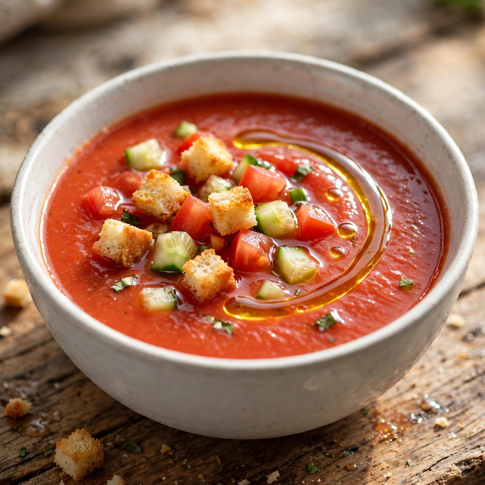 12 Anti-Inflammatory Gazpacho & Raw Soup Recipes for Summer Reset: 1. Classic Mediterranean Tomato Gazpacho