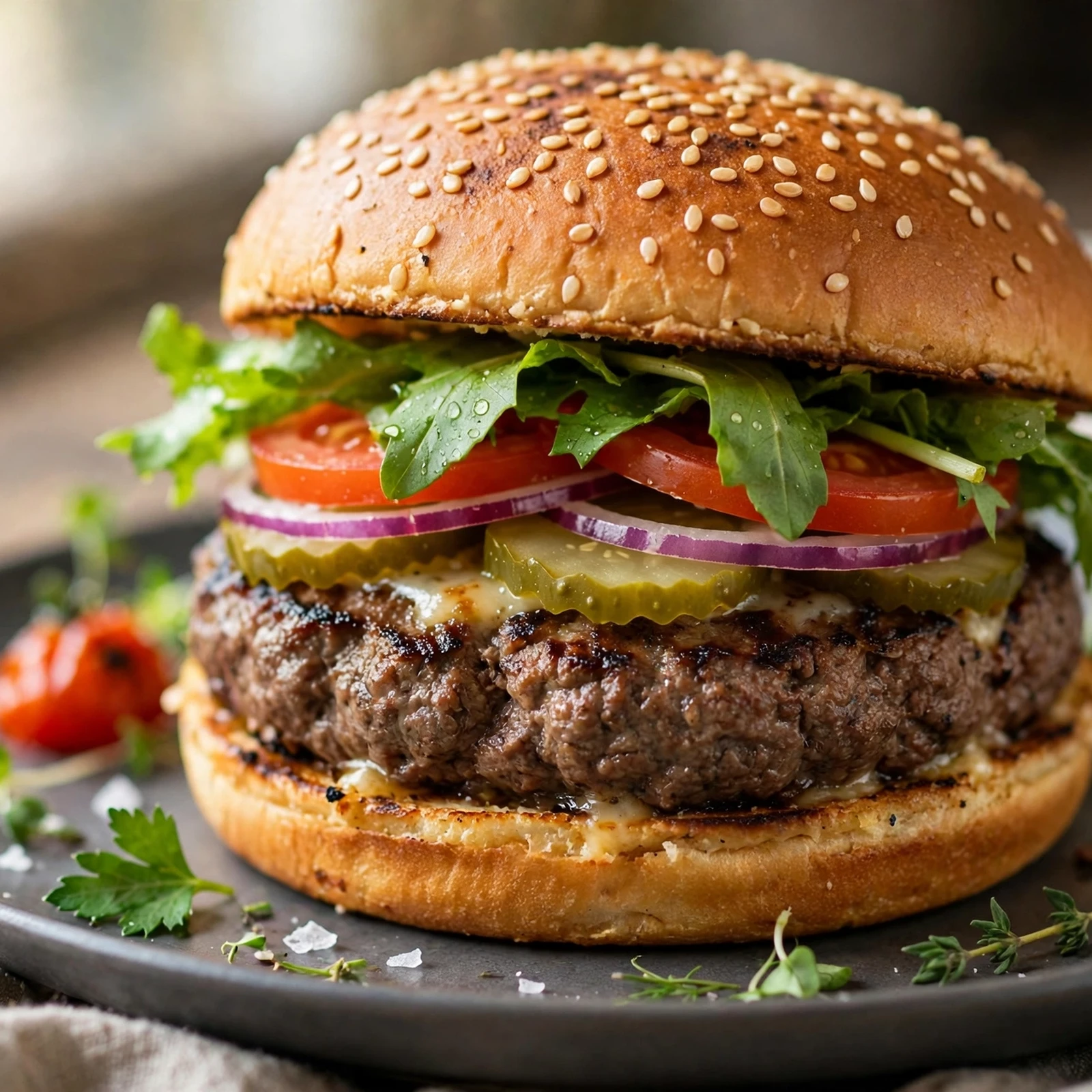 15 Juicy 21 Day Fix Burger Recipes for Your Next Cookout: 1. Classic Lean Beef Cookout Burger