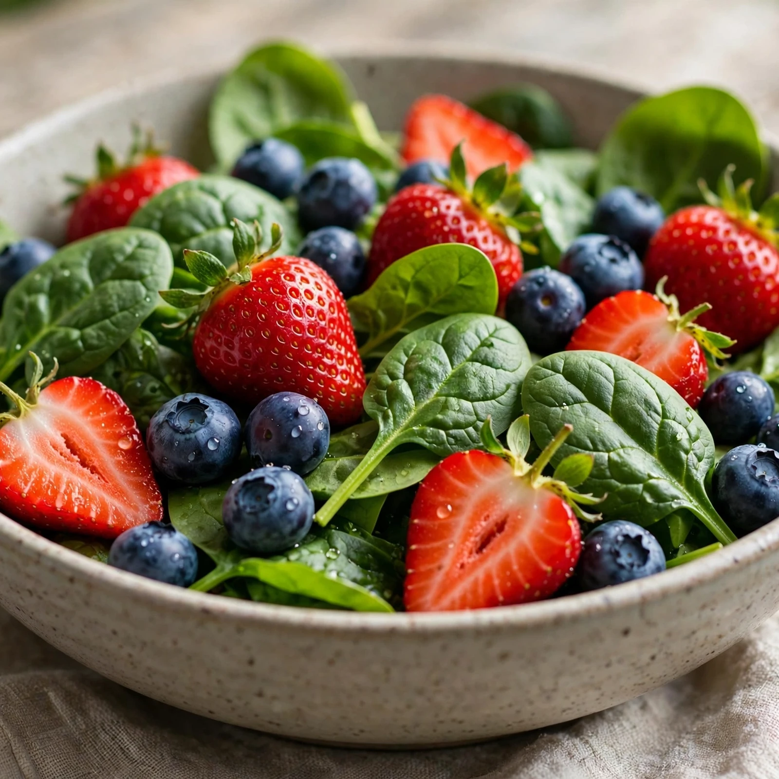 15 Summer Anti-Inflammatory Recipes to Start the Season Right: 1. Fresh Berry Spinach Summer Salad