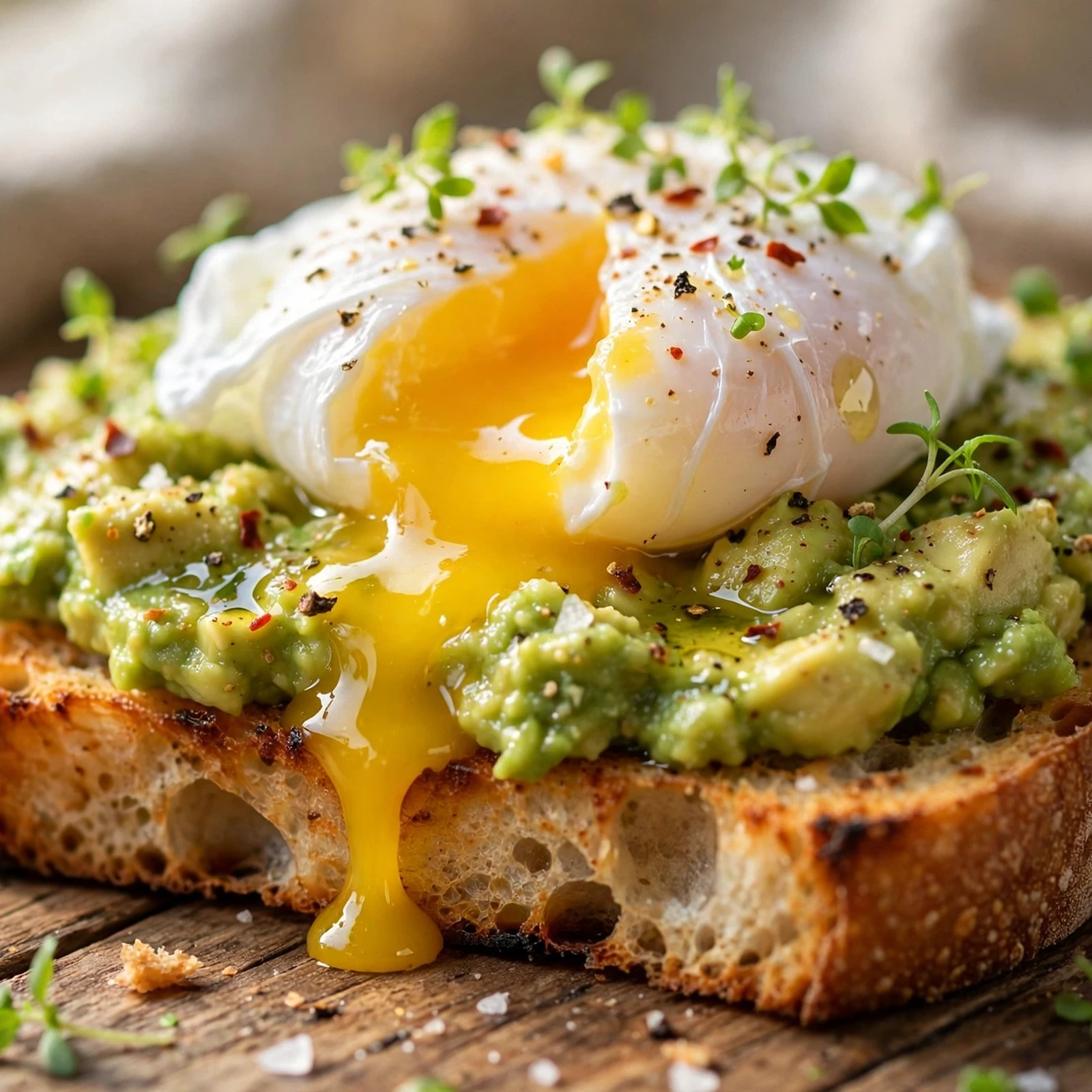 20 21 Day Fix Summer Breakfast Ideas (Quick & Light Mornings): 3. Avocado Egg Toast