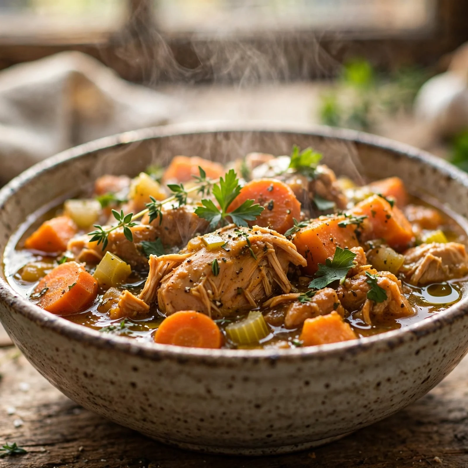 20 Anti-Inflammatory Slow Cooker Recipes for Fall: 4. Chicken & Sweet Potato Harvest Stew