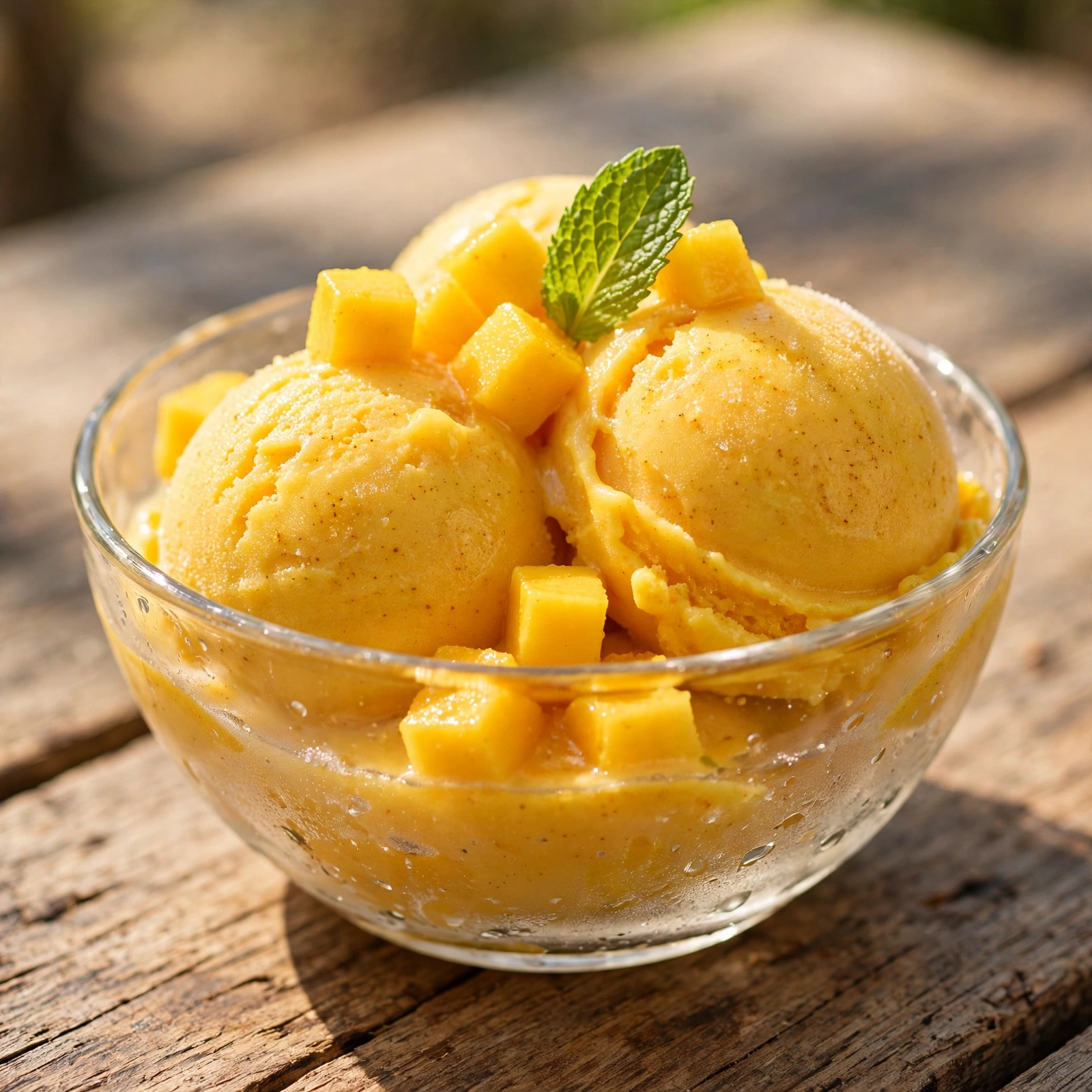 10 Anti-Inflammatory Ice Cream Alternatives Recipes You’ll Want All Summer Long: 3. Mango Turmeric Sunshine Sorbet