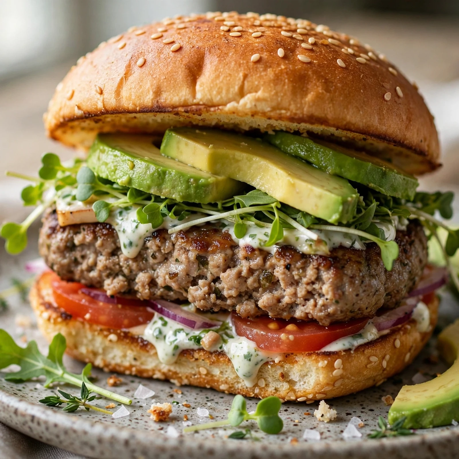 15 Juicy 21 Day Fix Burger Recipes for Your Next Cookout: 2. Turkey Avocado Burger