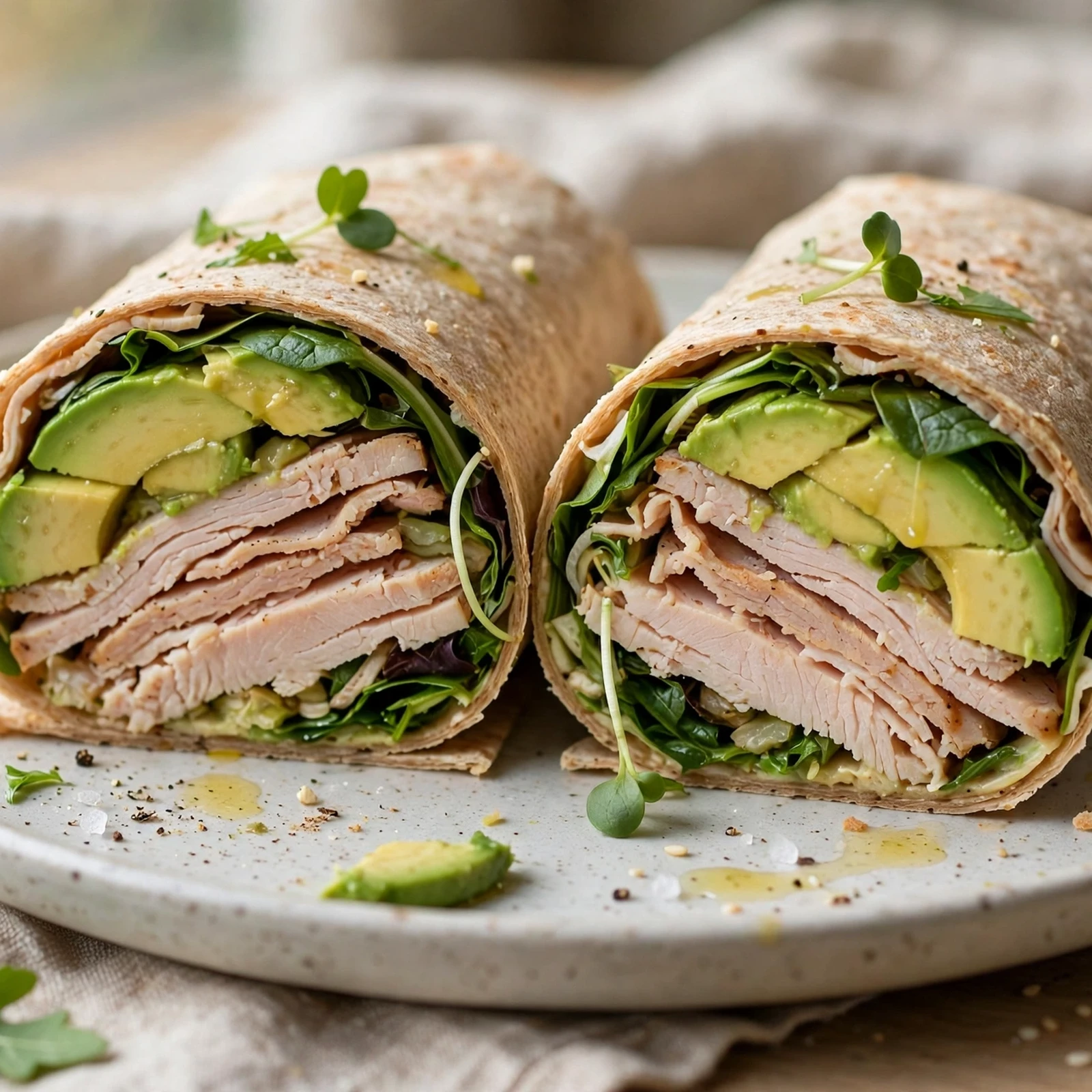 10 Summer Anti-Inflammatory Back-to-School Lunch Ideas: 3. Turkey Avocado Wraps