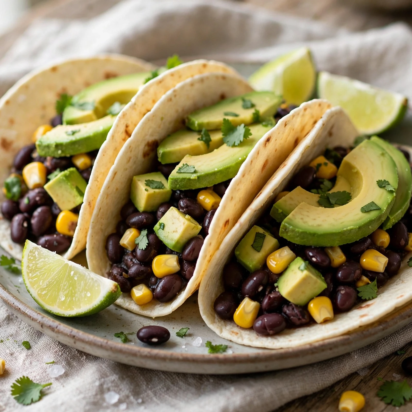20 Light Summer Anti-Inflammatory Dinners Recipes for Warm Evenings: 5. Avocado Black Bean Tacos