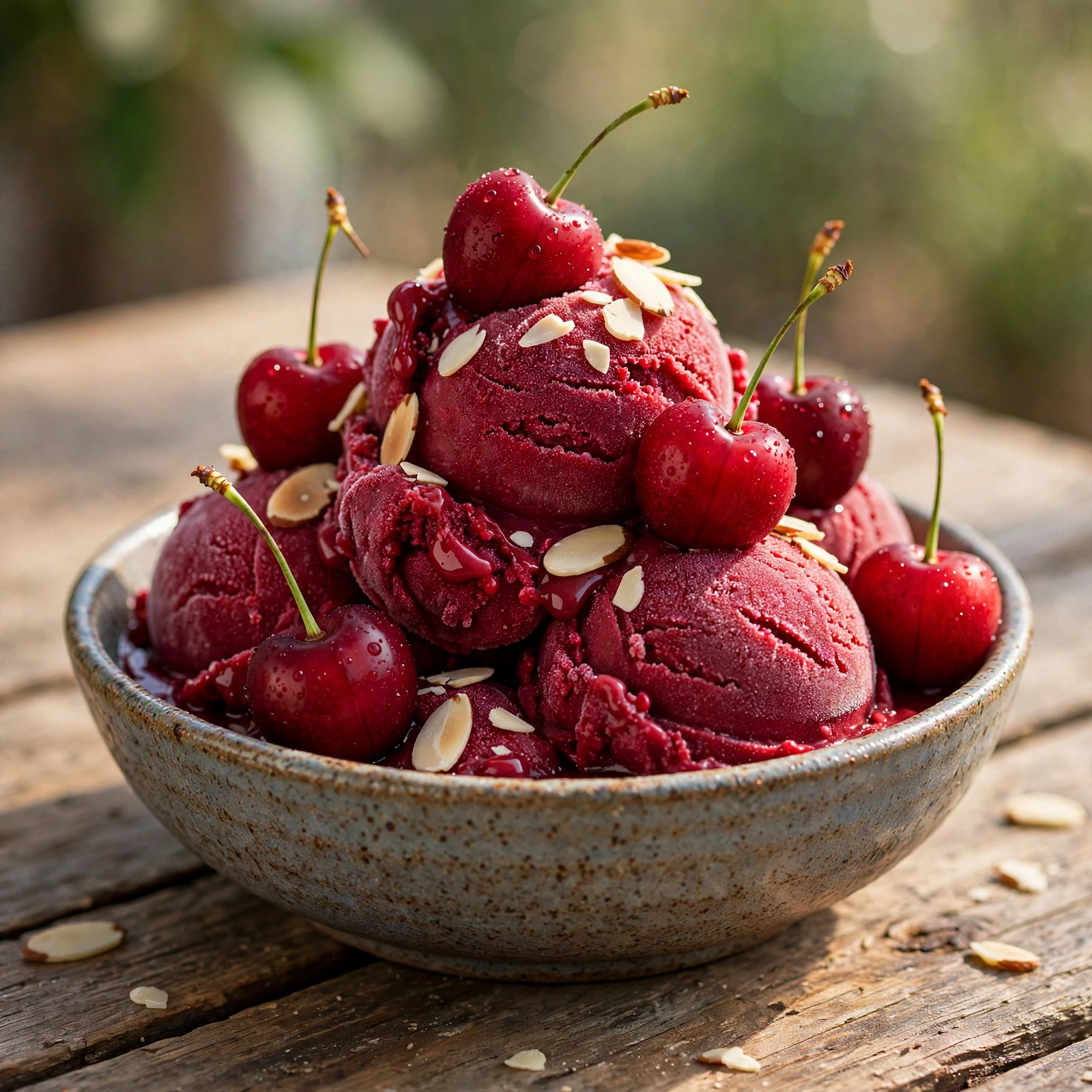 10 Anti-Inflammatory Ice Cream Alternatives Recipes You’ll Want All Summer Long: 4. Cherry Almond Frozen Treat