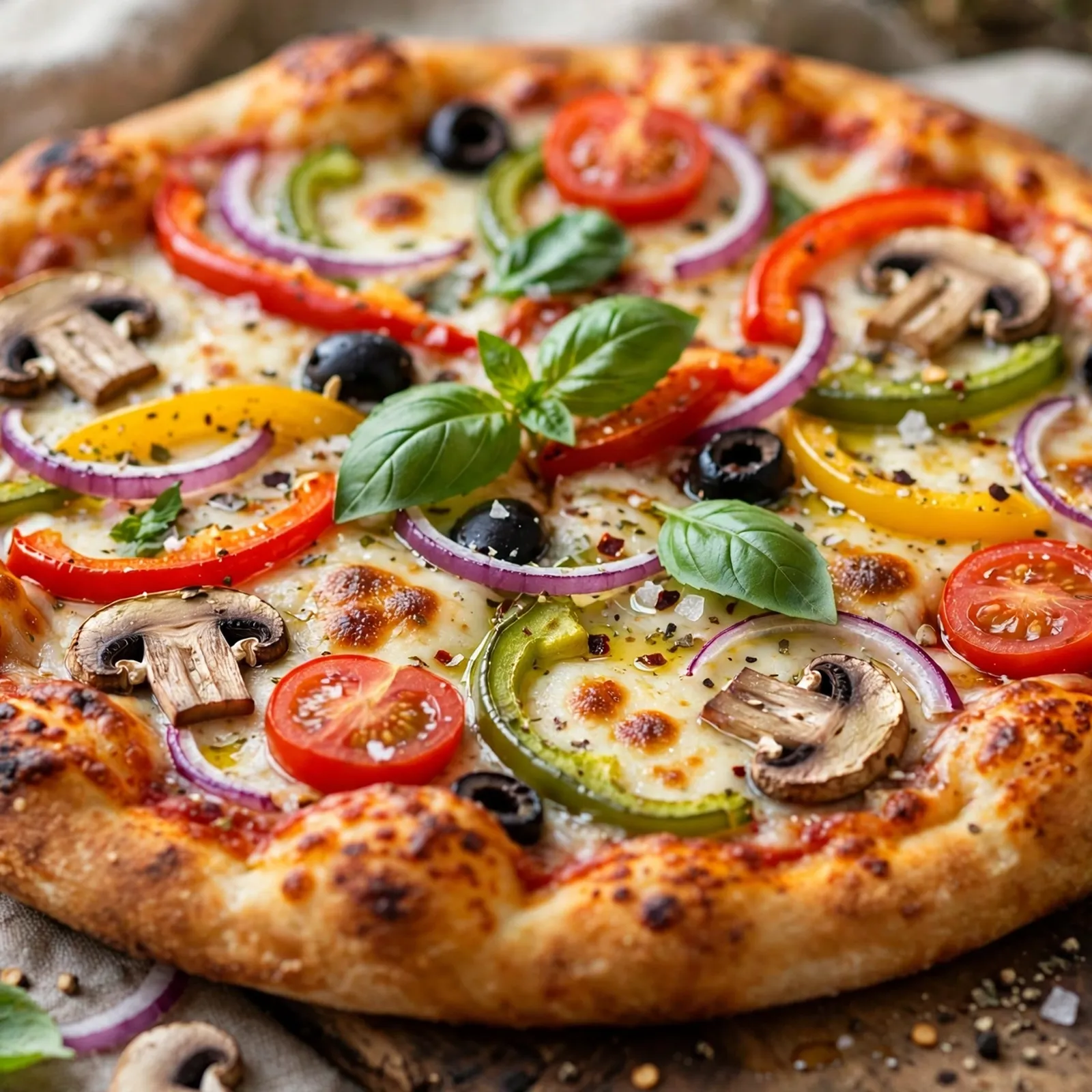 20 Easy 21 Day Fix Pizza Recipes You’ll Actually Crave: 4. Veggie Supreme Pizza