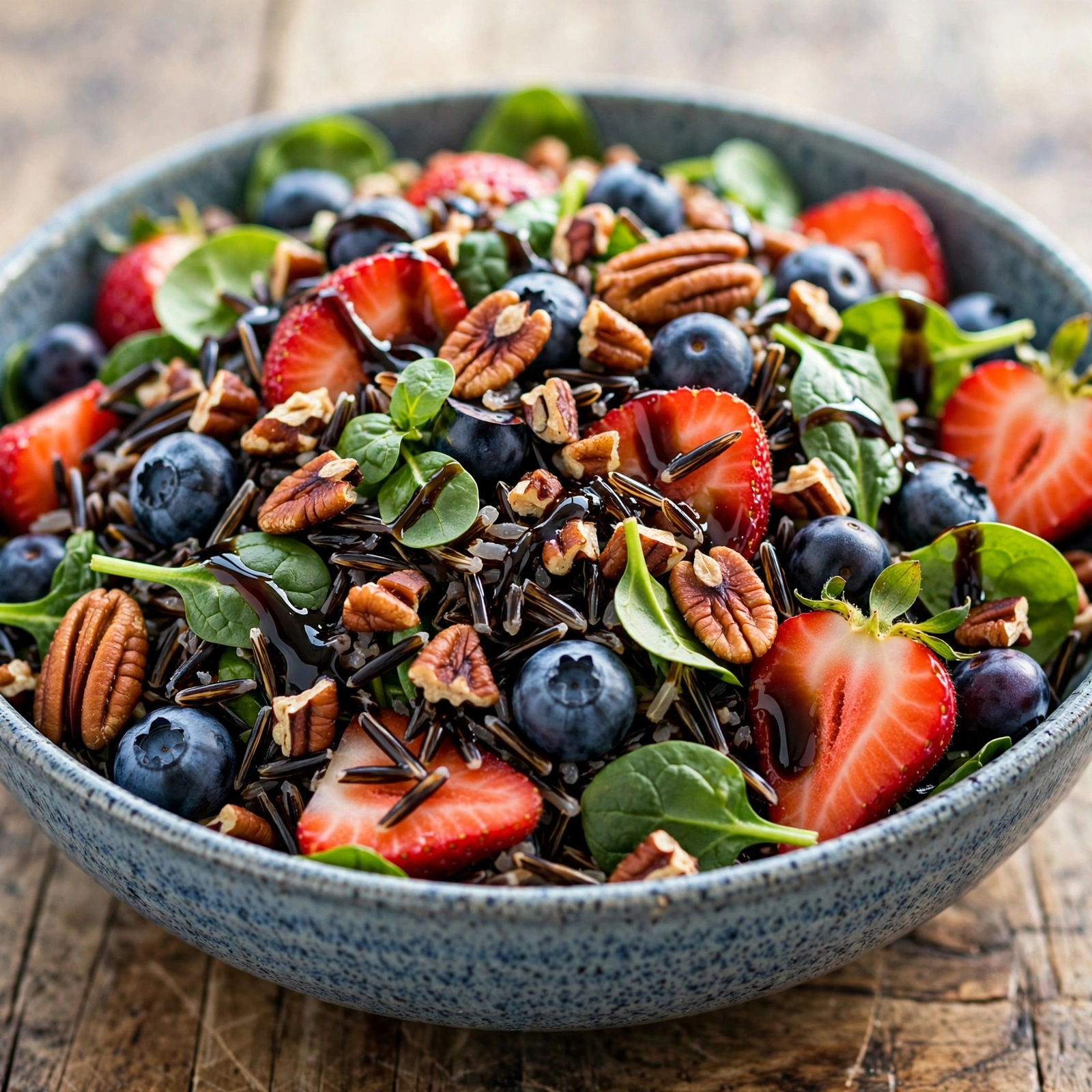 15 Anti-Inflammatory Grain Salads for Summer Days: 4. Wild Rice Berry Summer Salad