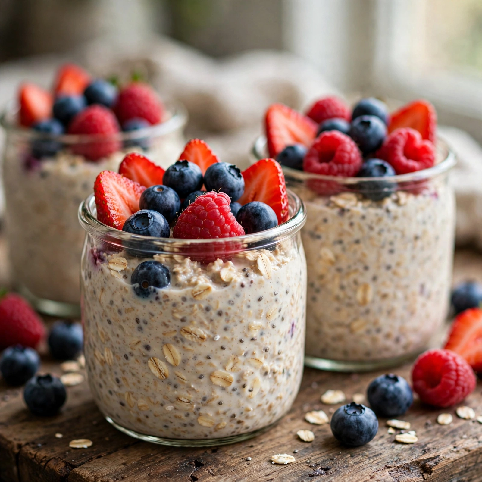 21 Day Fix Summer Meal Prep (Beat the Heat & Stay on Track): 4. Berry Overnight Oats