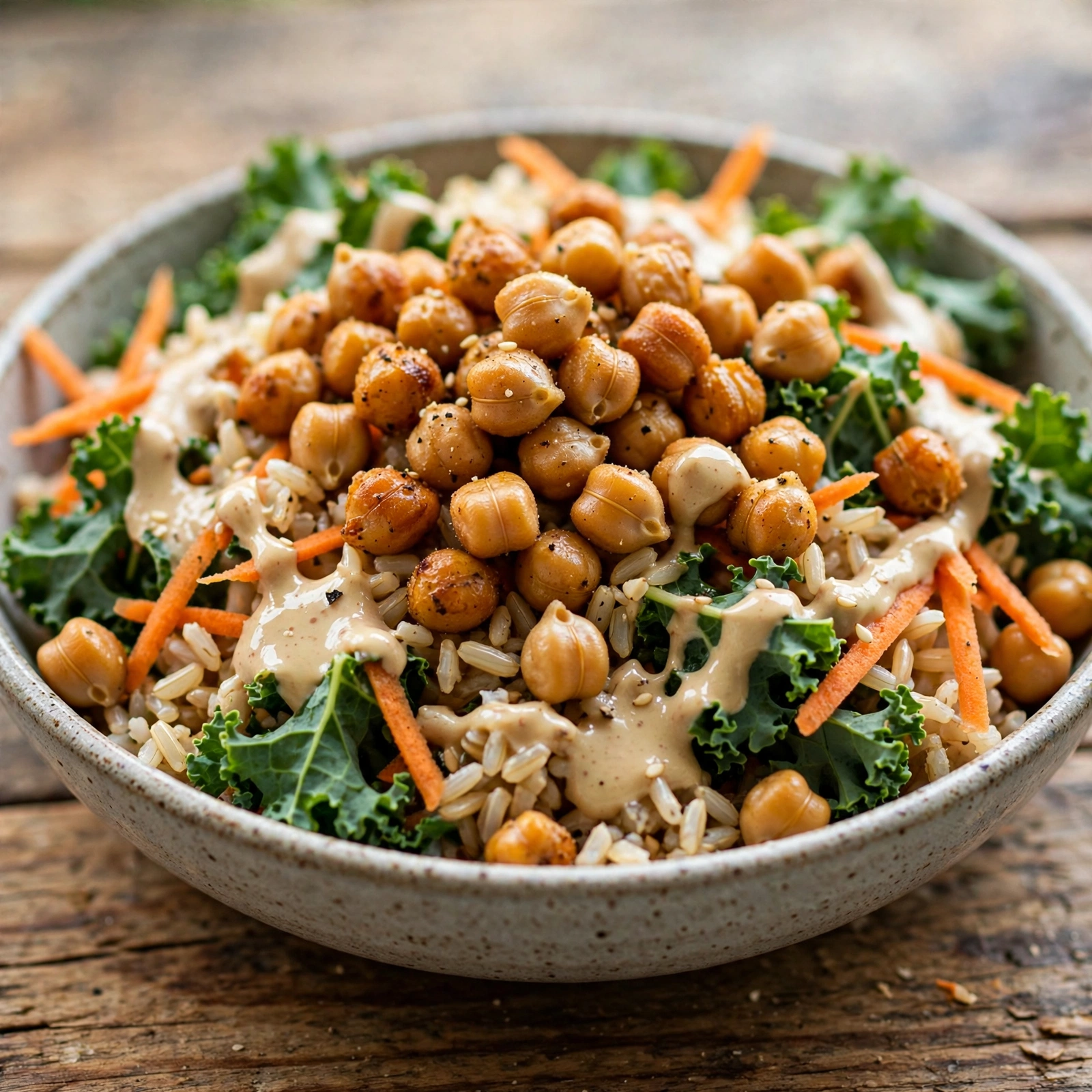 15 Anti-Inflammatory Grain Salads for Summer Days: 5. Chickpea and Brown Rice Power Salad