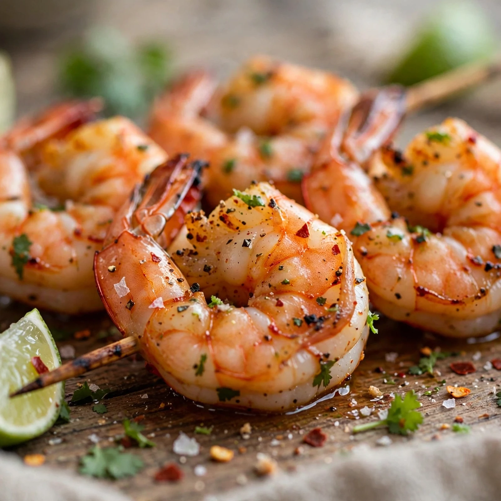 25 Smoky 21 Day Fix Grilling Recipes for the Perfect Summer Cookout: 5. Chili Lime Shrimp Skewers