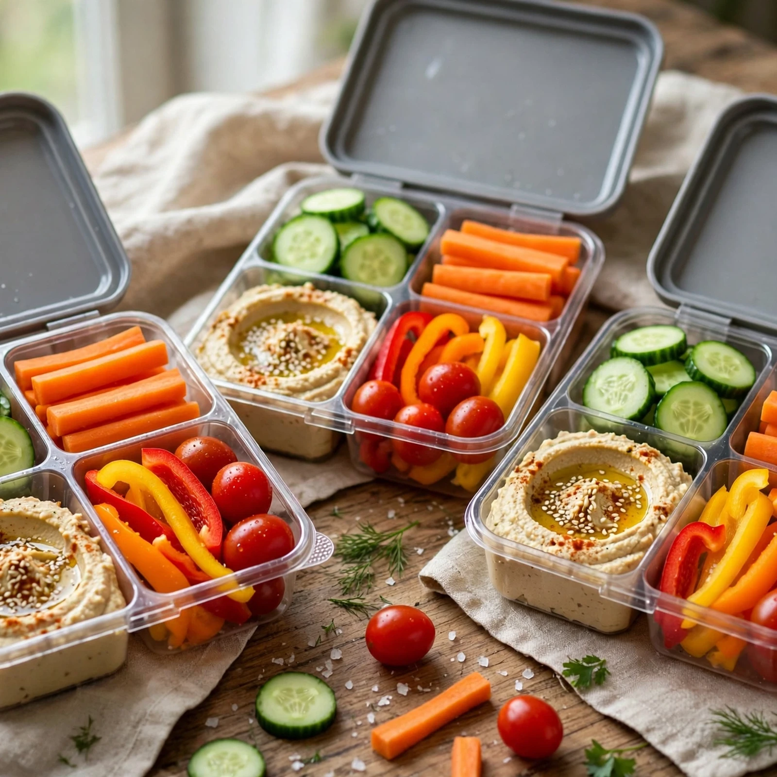 12 Summer Anti-Inflammatory Meal Prep Ideas for Busy Days: Rainbow Veggie Snack Boxes