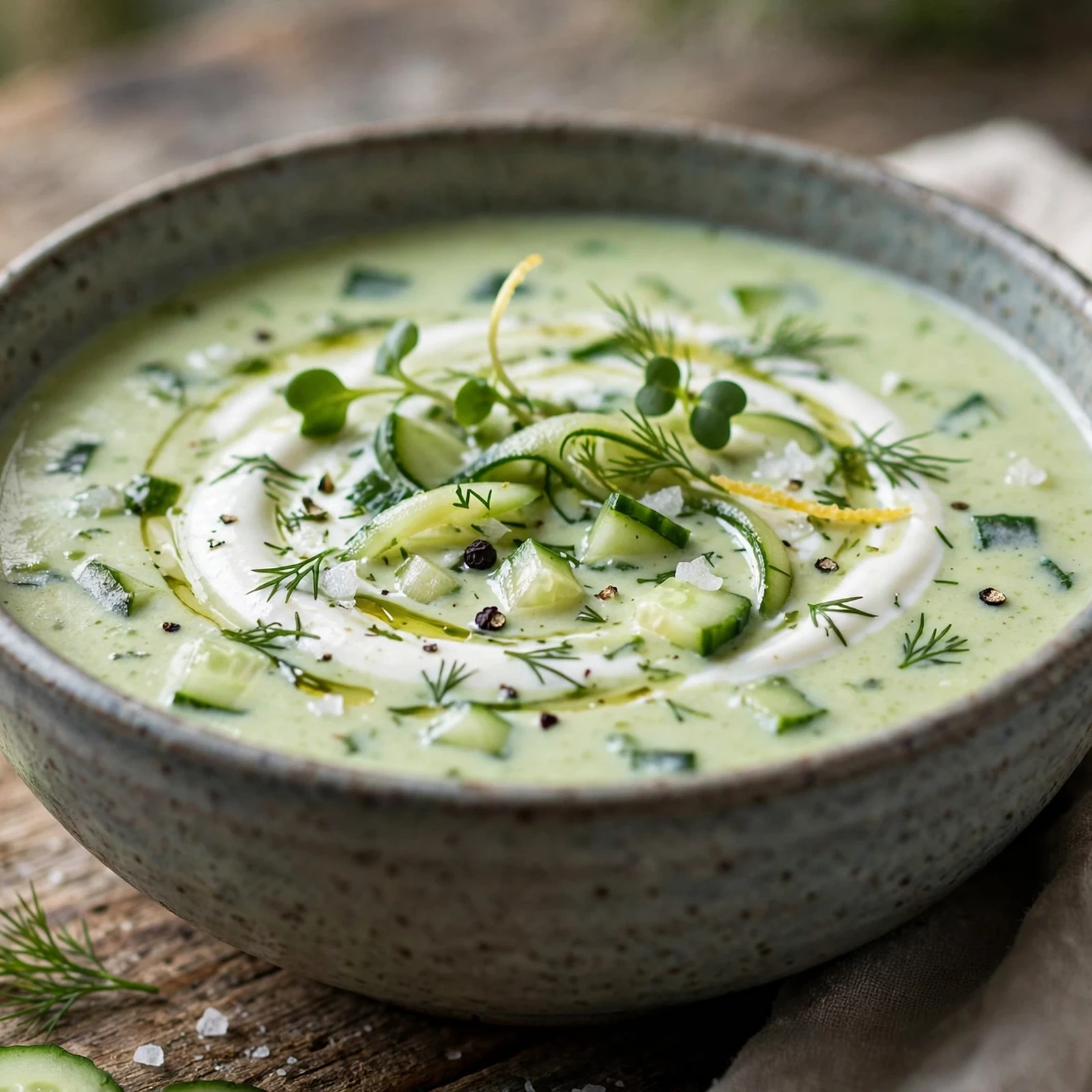 25 Refreshing Summer Anti-Inflammatory Recipes to Beat the Heat: 7. Chilled Cucumber Yogurt Soup