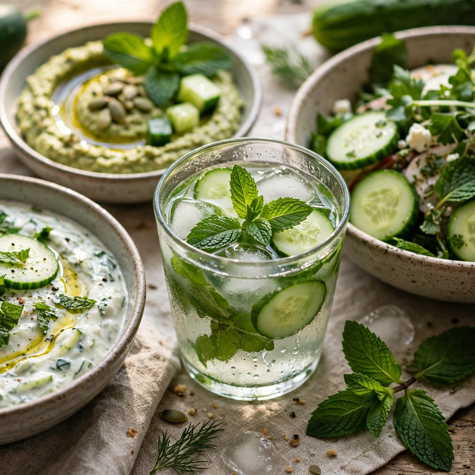 10 Anti-Inflammatory Cucumber And Mint Recipes for Summer: 10 Anti-Inflammatory Cucumber And Mint Recipes for Summer