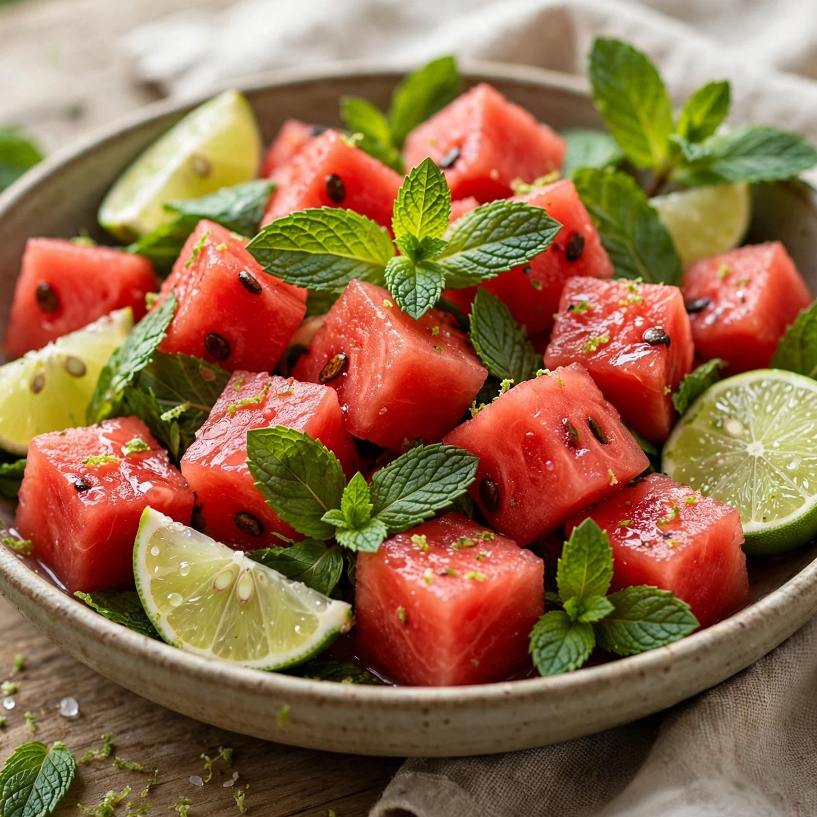 15 Summer Anti-Inflammatory BBQ Recipes for Cookouts: 7. Watermelon Mint Salad