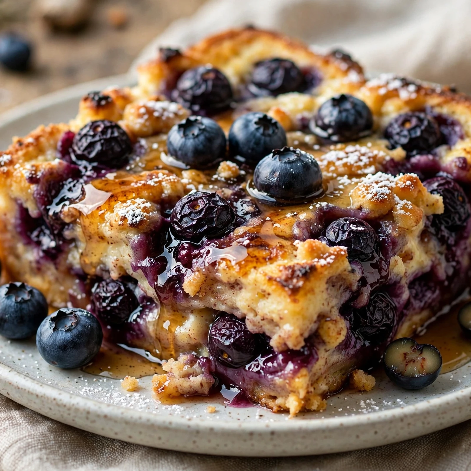 15 Indulgent 21 Day Fix French Toast Recipes That Won’t Break Your Plan: 6. Blueberry French Toast Bake