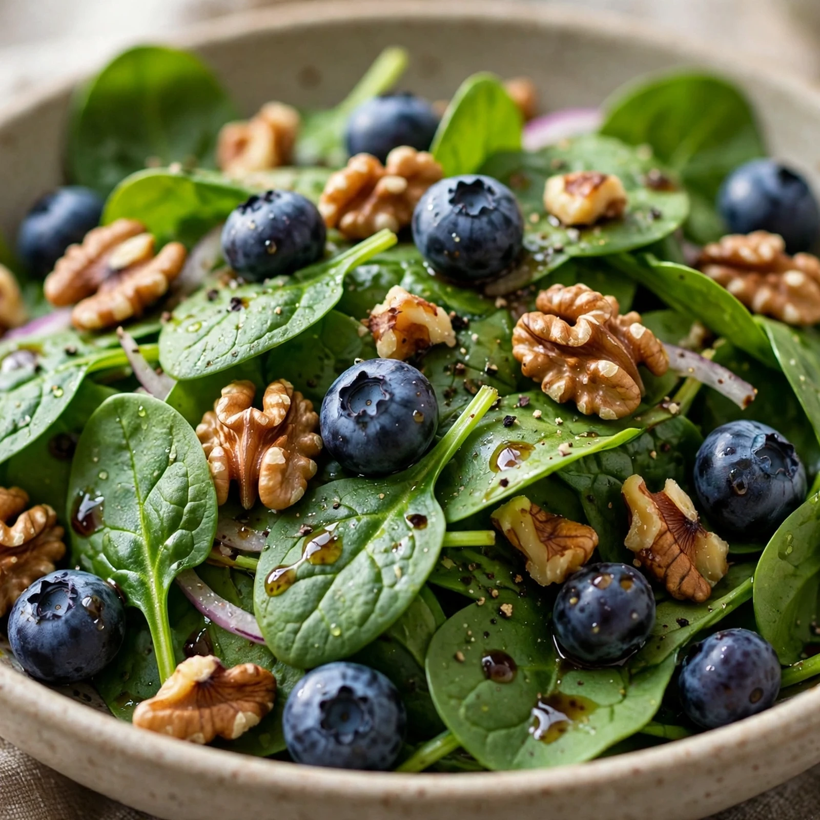10 Summer Anti-Inflammatory Back-to-School Lunch Ideas: 7. Blueberry Walnut Spinach Salad