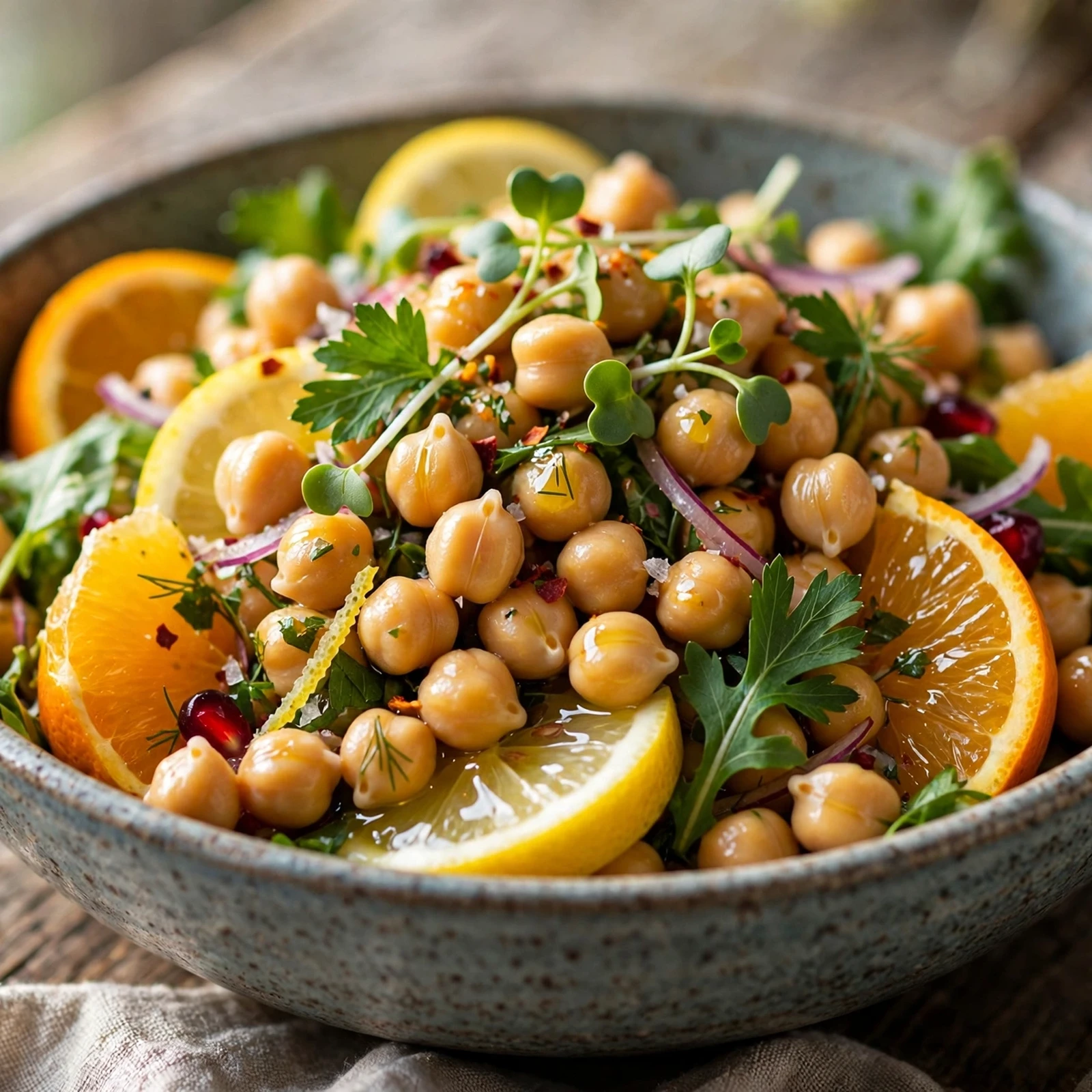 25 Refreshing Summer Anti-Inflammatory Recipes to Beat the Heat: 8. Citrus Chickpea Bowl