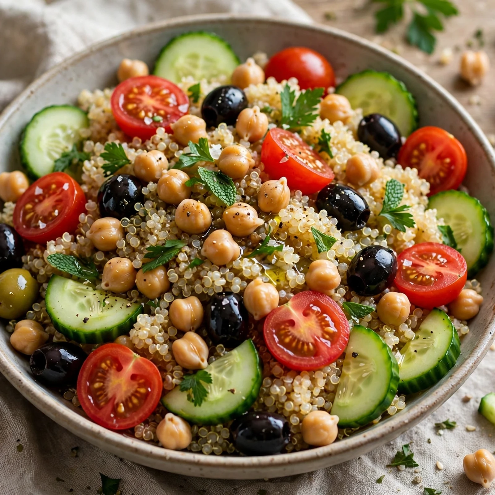15 Summer Anti-Inflammatory BBQ Recipes for Cookouts: 8. Mediterranean Quinoa Bowl